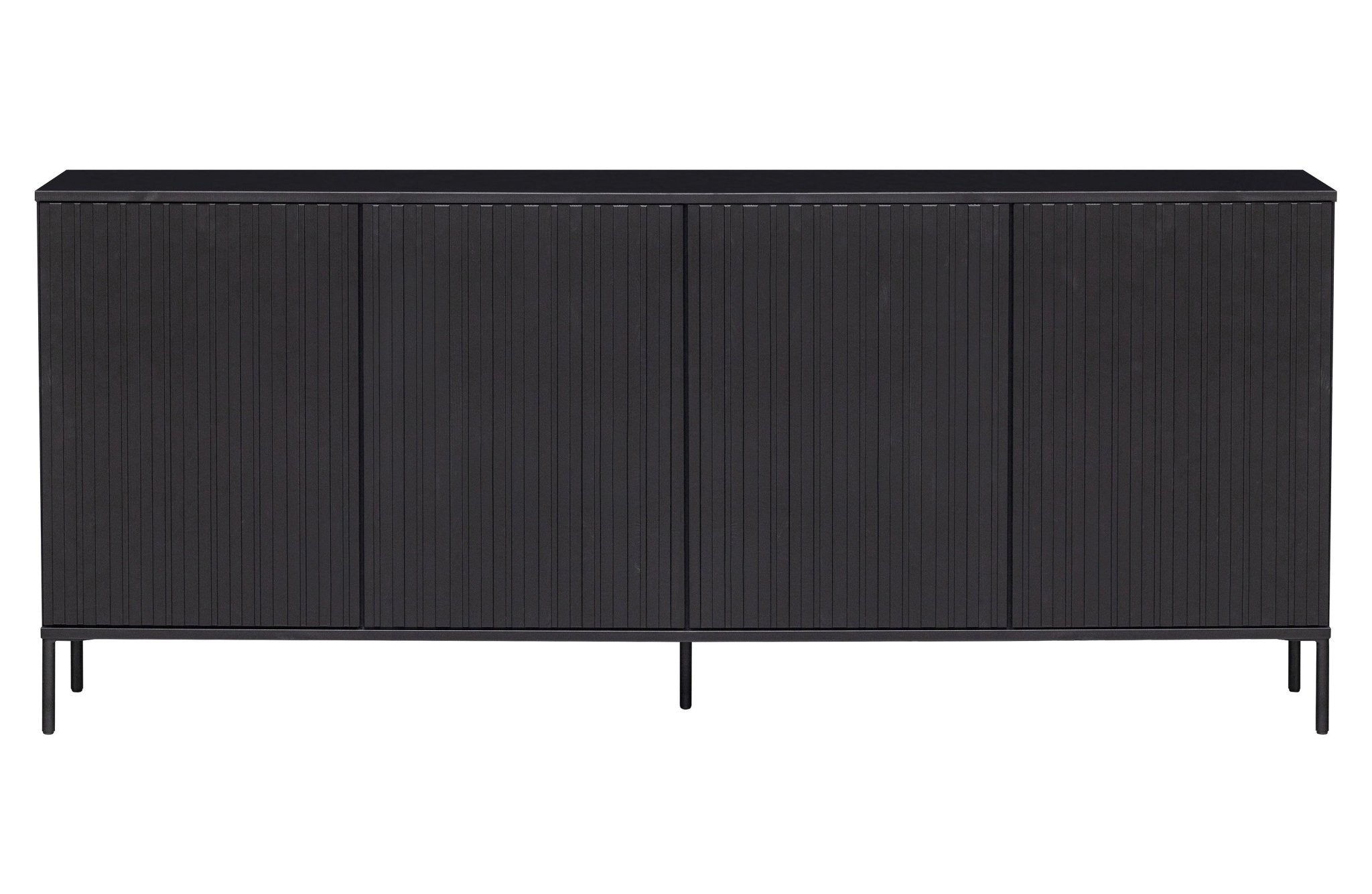 Komoda GRAVURE czarne drewno sosnowe Woood Exclusive Eye on Design