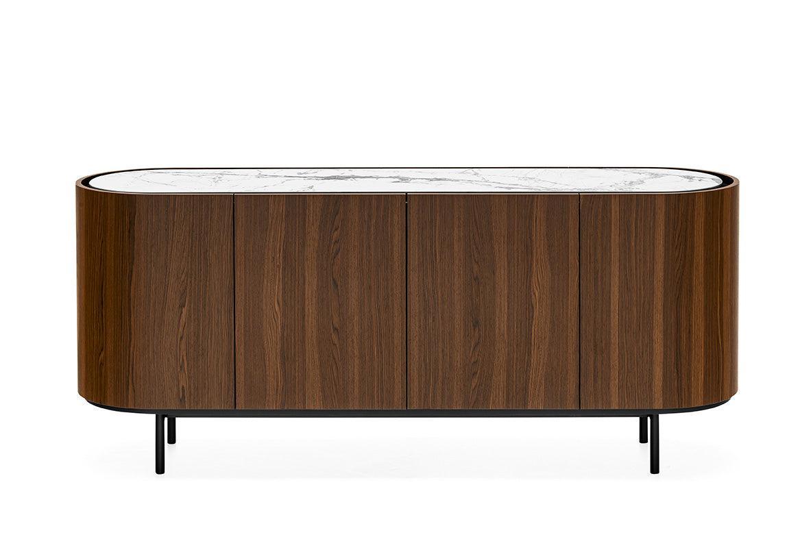 Komoda LAKE ciemnobrązowy Calligaris Eye on Design