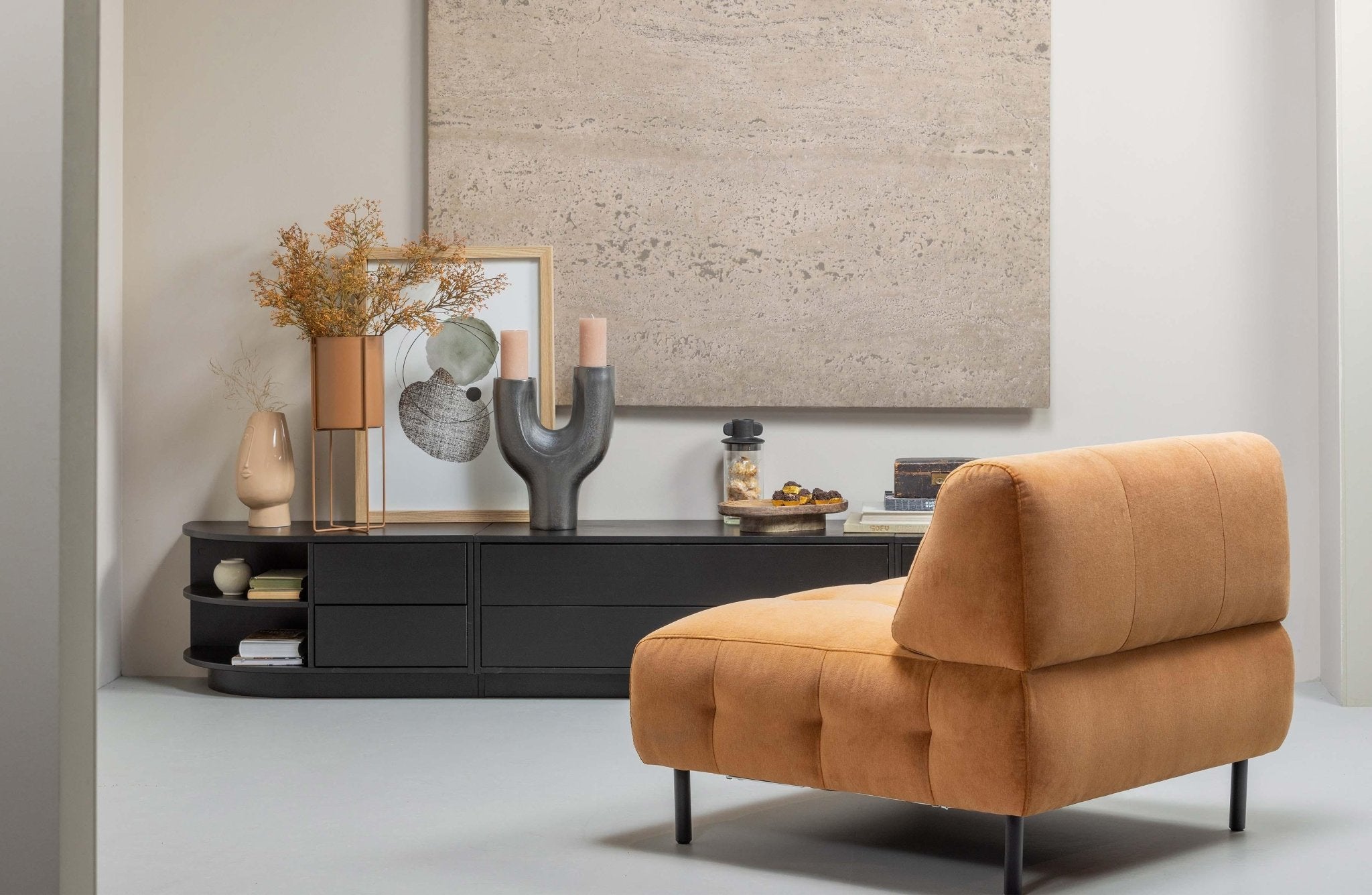 Komoda lewostronna FINCA czarny Woood Exclusive Eye on Design