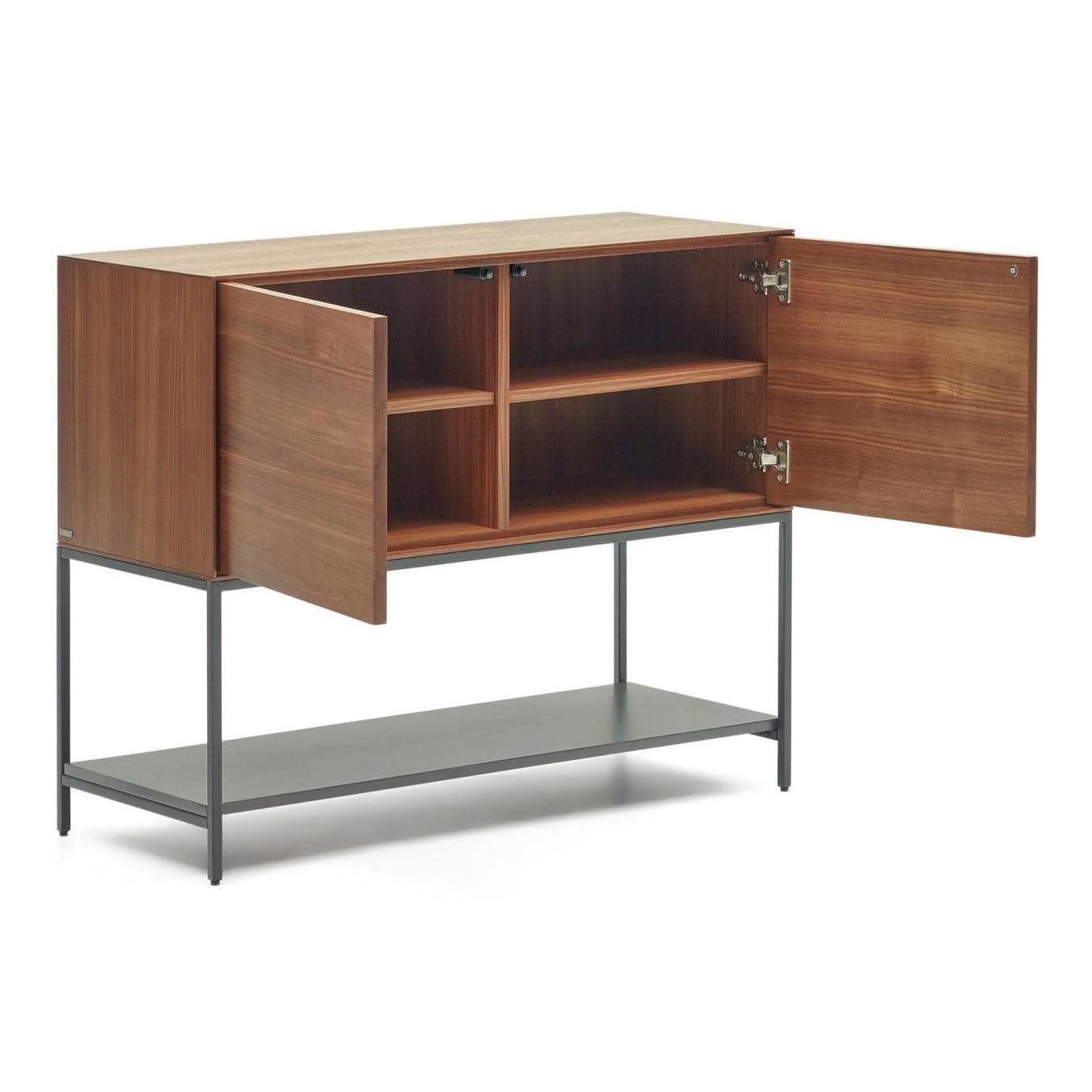 Komoda niska 2-drzwiowa VEDRANA fornir orzechowy La Forma Eye on Design