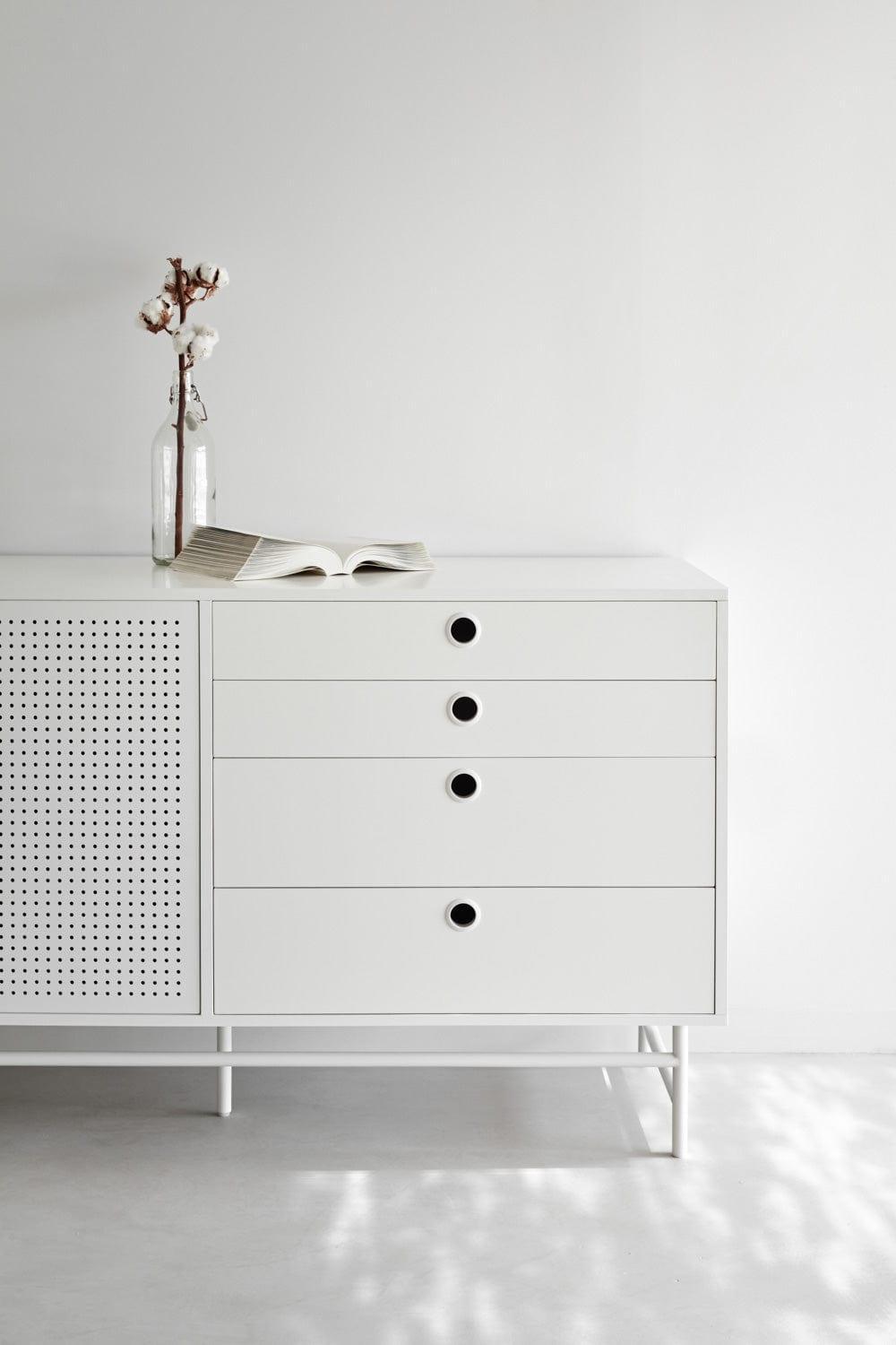 Komoda niska PUNTO biały Teulat Eye on Design