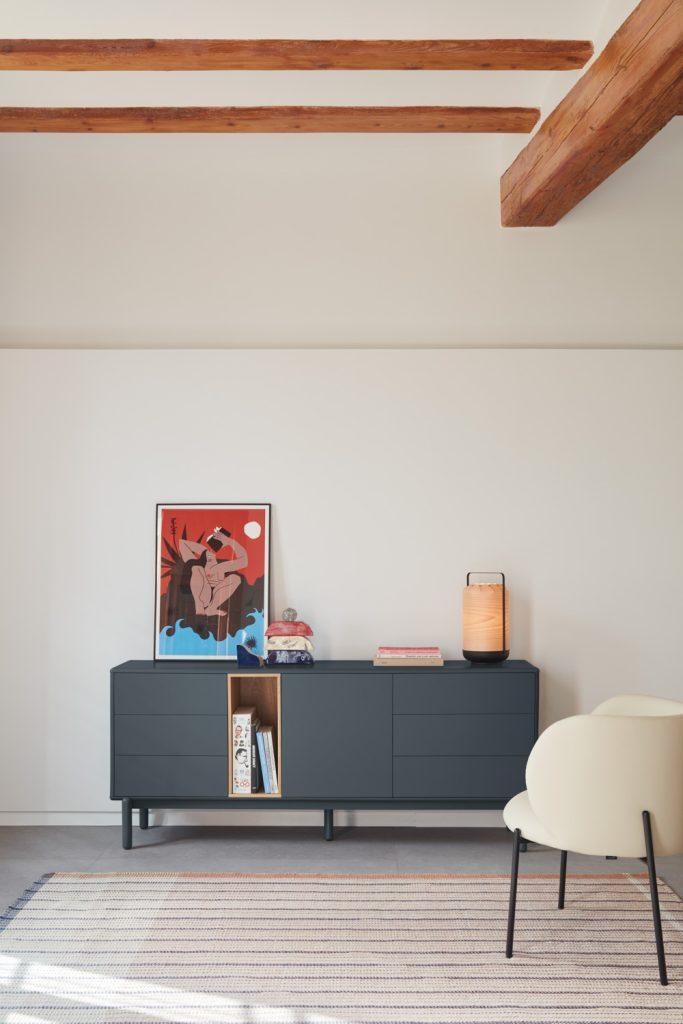 Komoda szeroka CORVO antracytowy Teulat Eye on Design