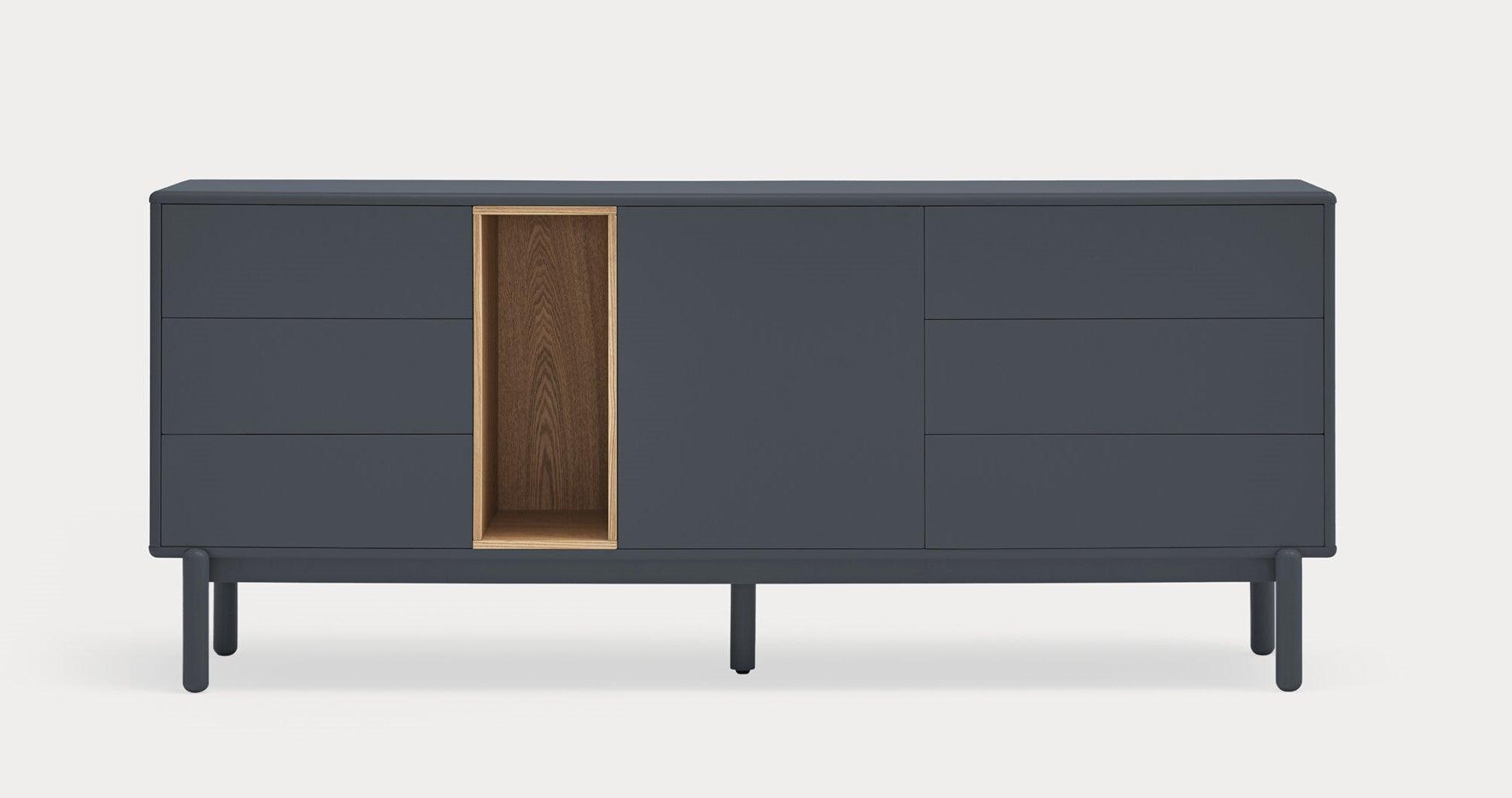 Komoda szeroka CORVO antracytowy Teulat Eye on Design