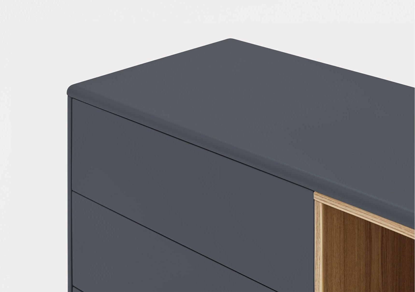 Komoda szeroka CORVO antracytowy Teulat Eye on Design