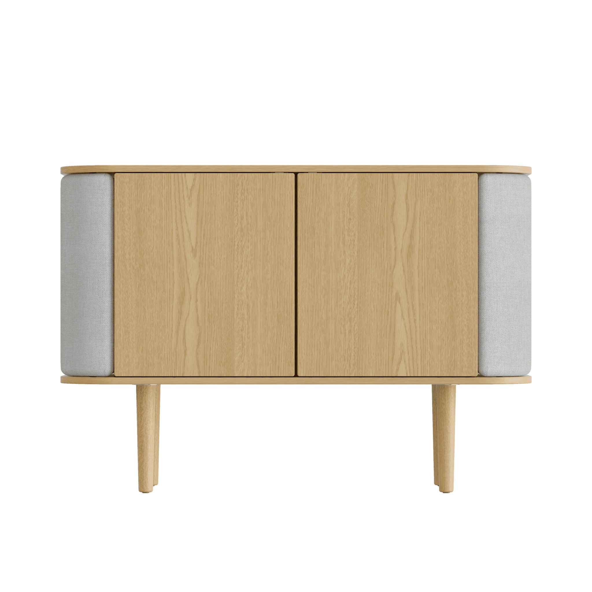 Komoda TREASURES baby blue z dębem UMAGE 2-drzwiowa Eye on Design