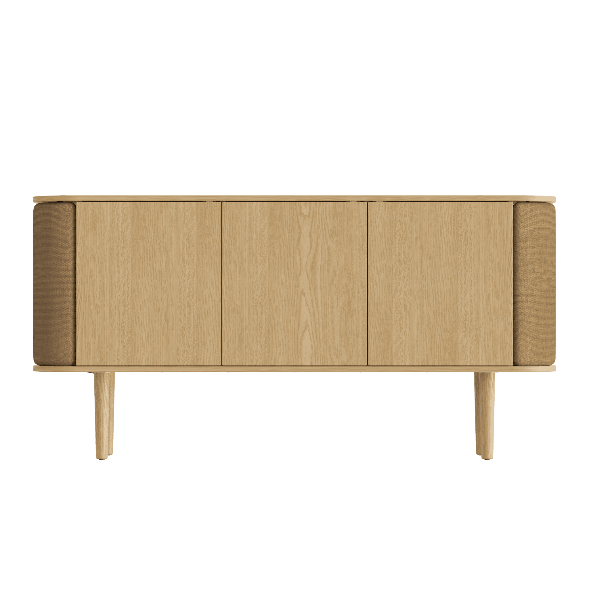 Komoda TREASURES karmelowy z dębem UMAGE 3-drzwiowa Eye on Design