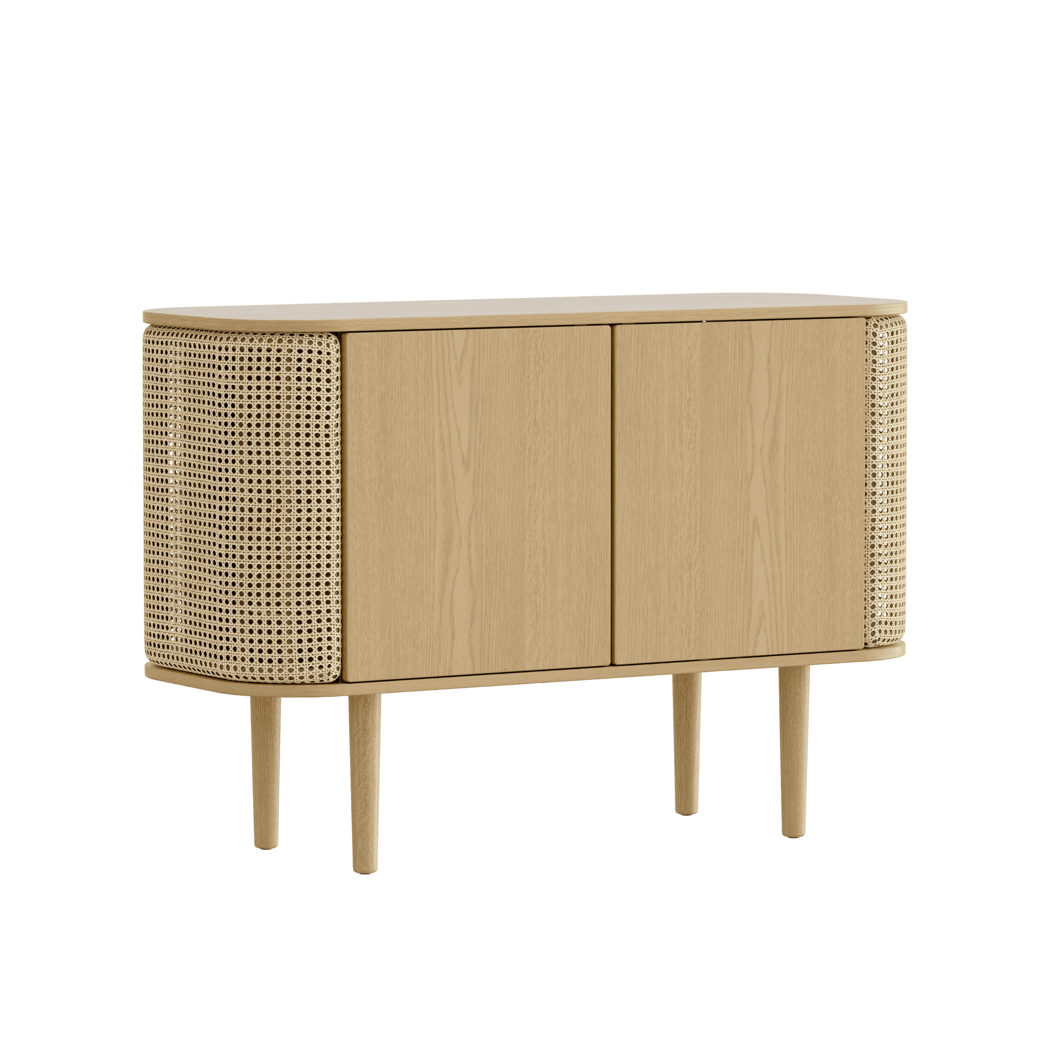 Komoda TREASURES rattan z dębem UMAGE Eye on Design