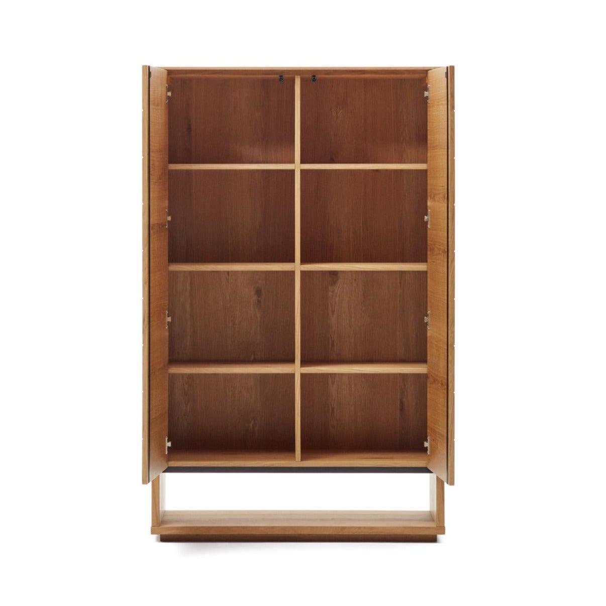 Komoda wysoka 2-drzwiowa ALGUEMA fornir dębowy La Forma Eye on Design