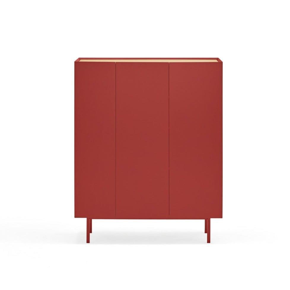 Komoda wysoka ARISTA czerwony Teulat Eye on Design
