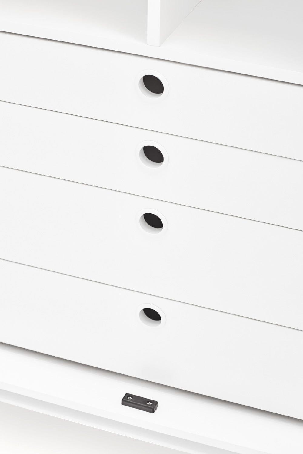 Komoda wysoka PUNTO biały Teulat Eye on Design