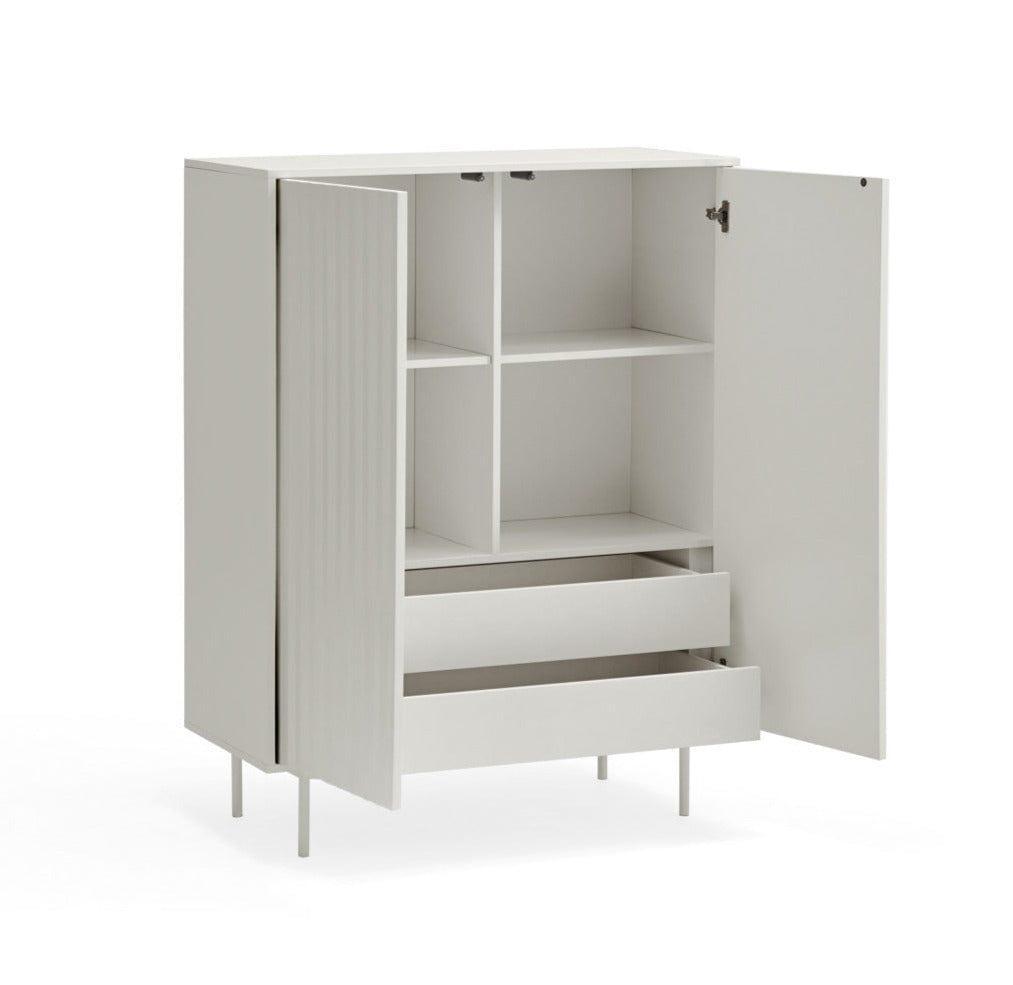 Komoda wysoka SIERRA biały Teulat Eye on Design