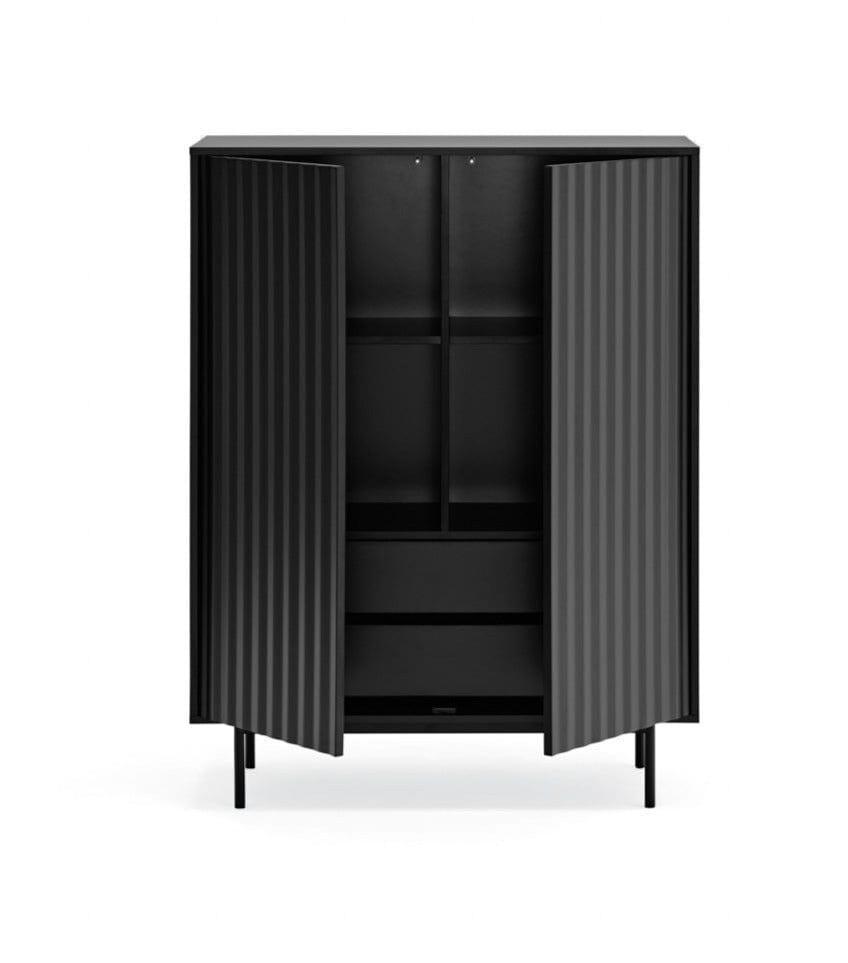 Komoda wysoka SIERRA czarny Teulat Eye on Design