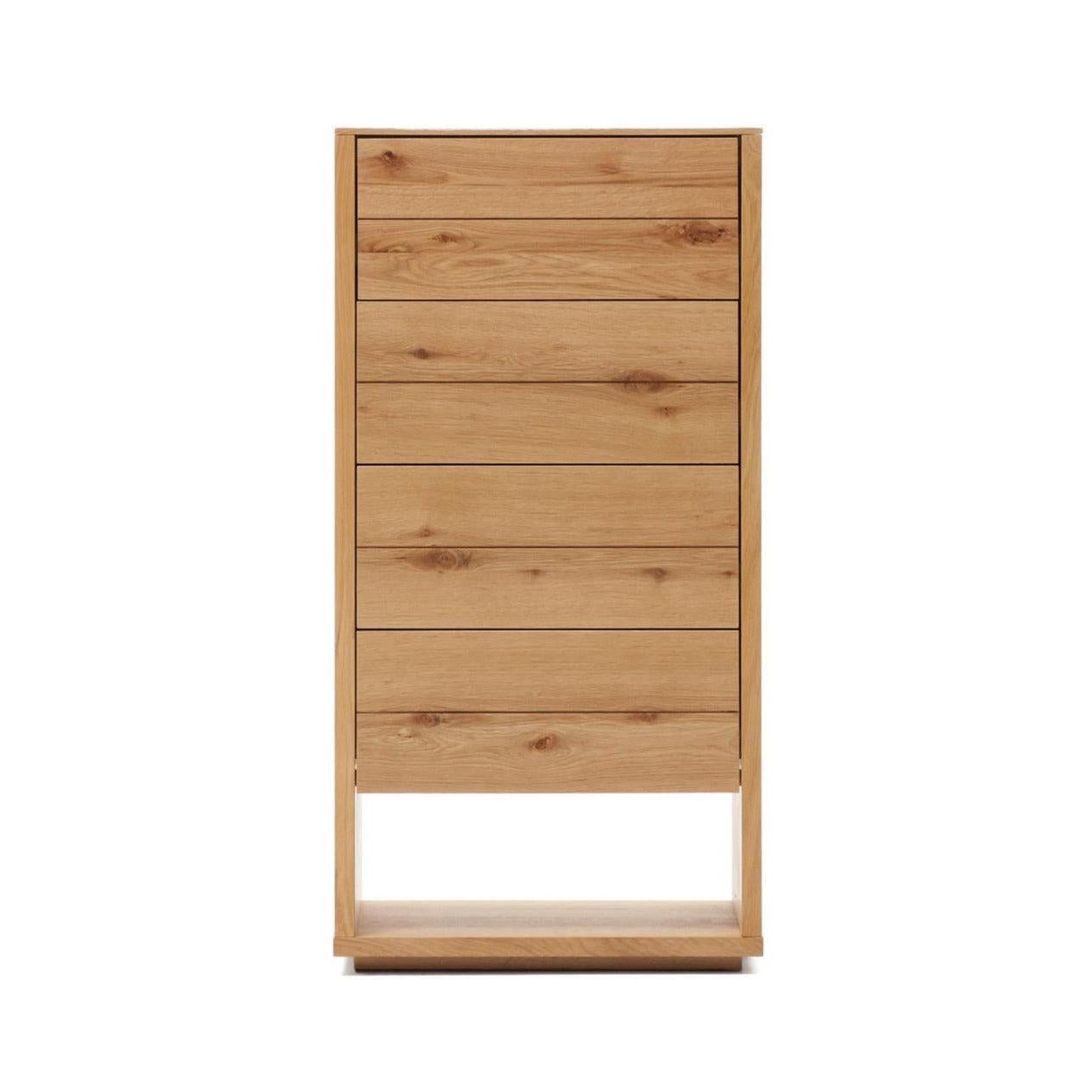 Komoda wysoka z szufladami ALGUEMA fornir dębowy La Forma Eye on Design