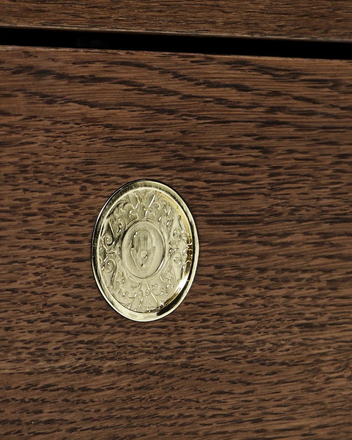 Komoda ZIO lity dąb szary Moooi Eye on Design