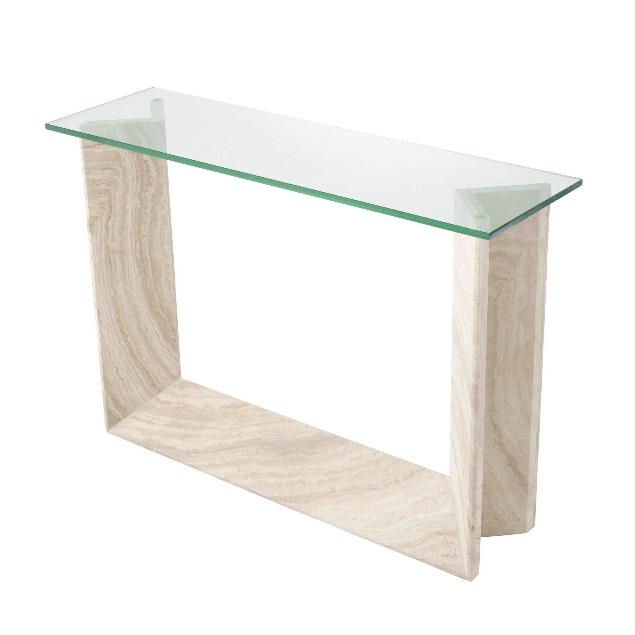 Konsola FORTUNA trawertyn Eichholtz Eye on Design