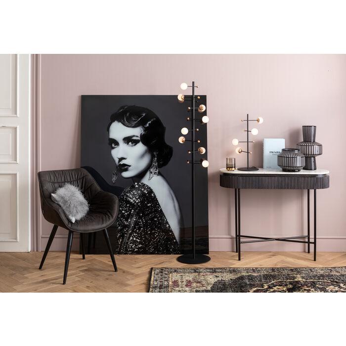 Konsola GLENN antracytowy z bałym marmurem - Eye on Design