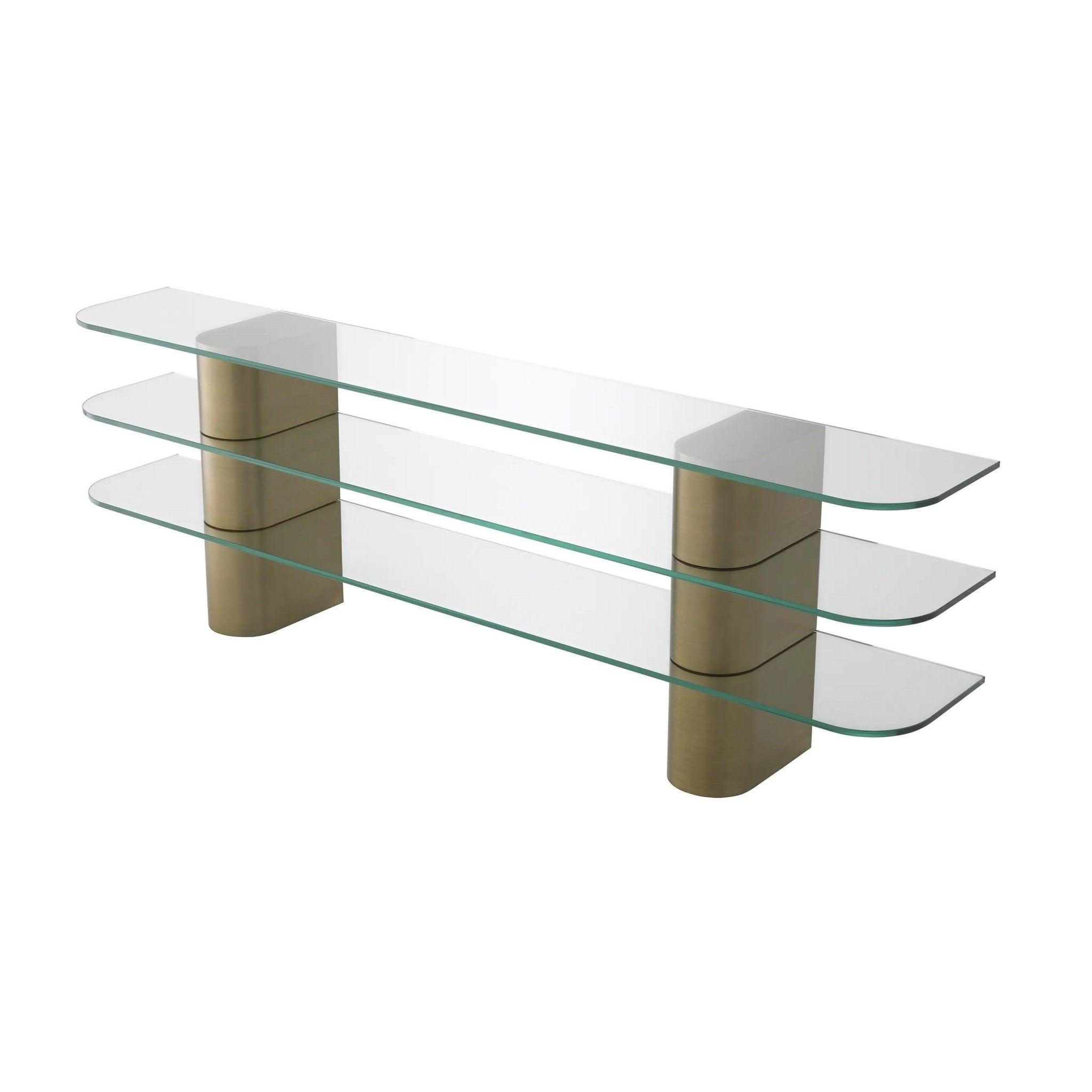 Konsola LUNDEN szczotkowany mosiądz Eichholtz Eye on Design