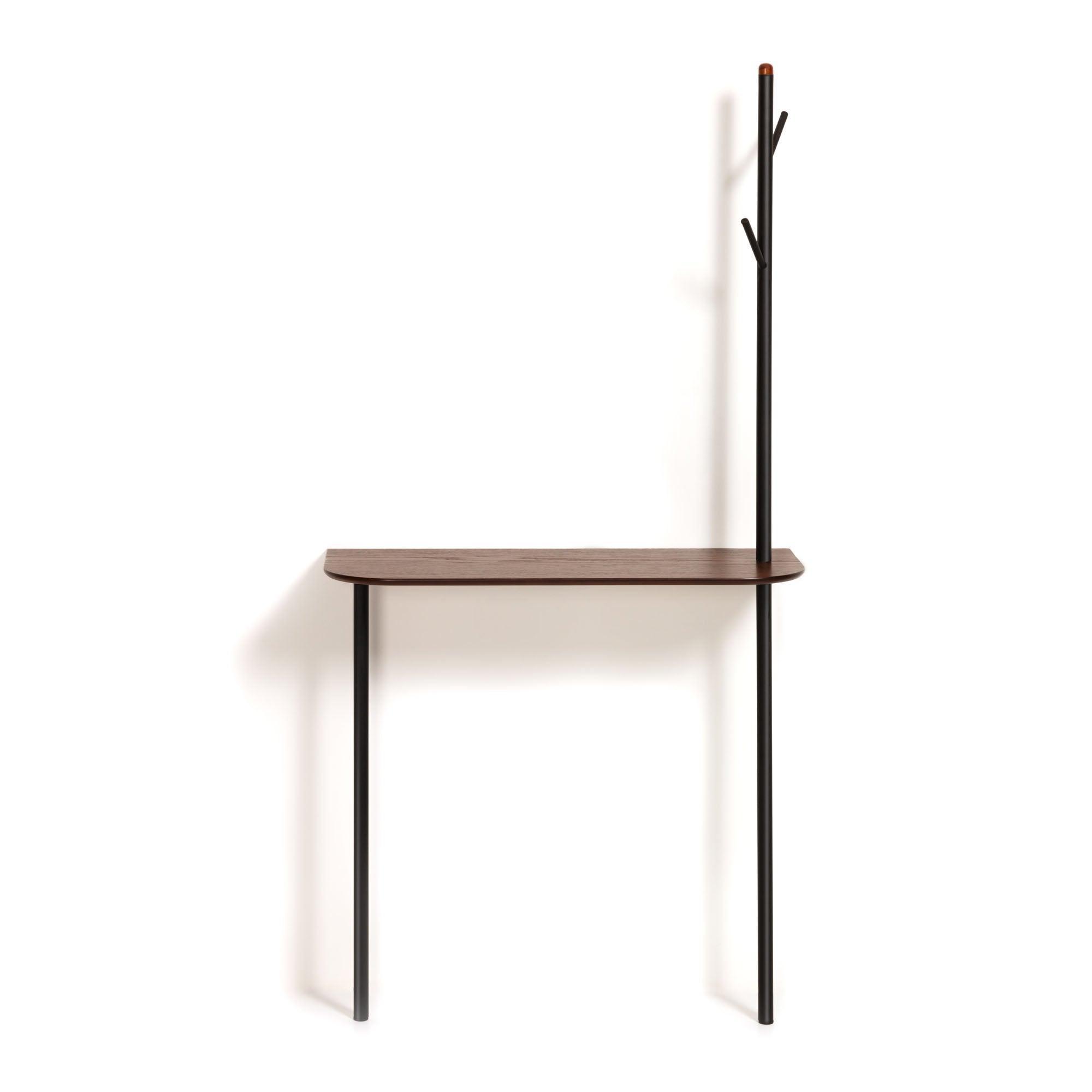 Konsola MARCOLINA fornir dębowy z czarną podstawą La Forma Eye on Design