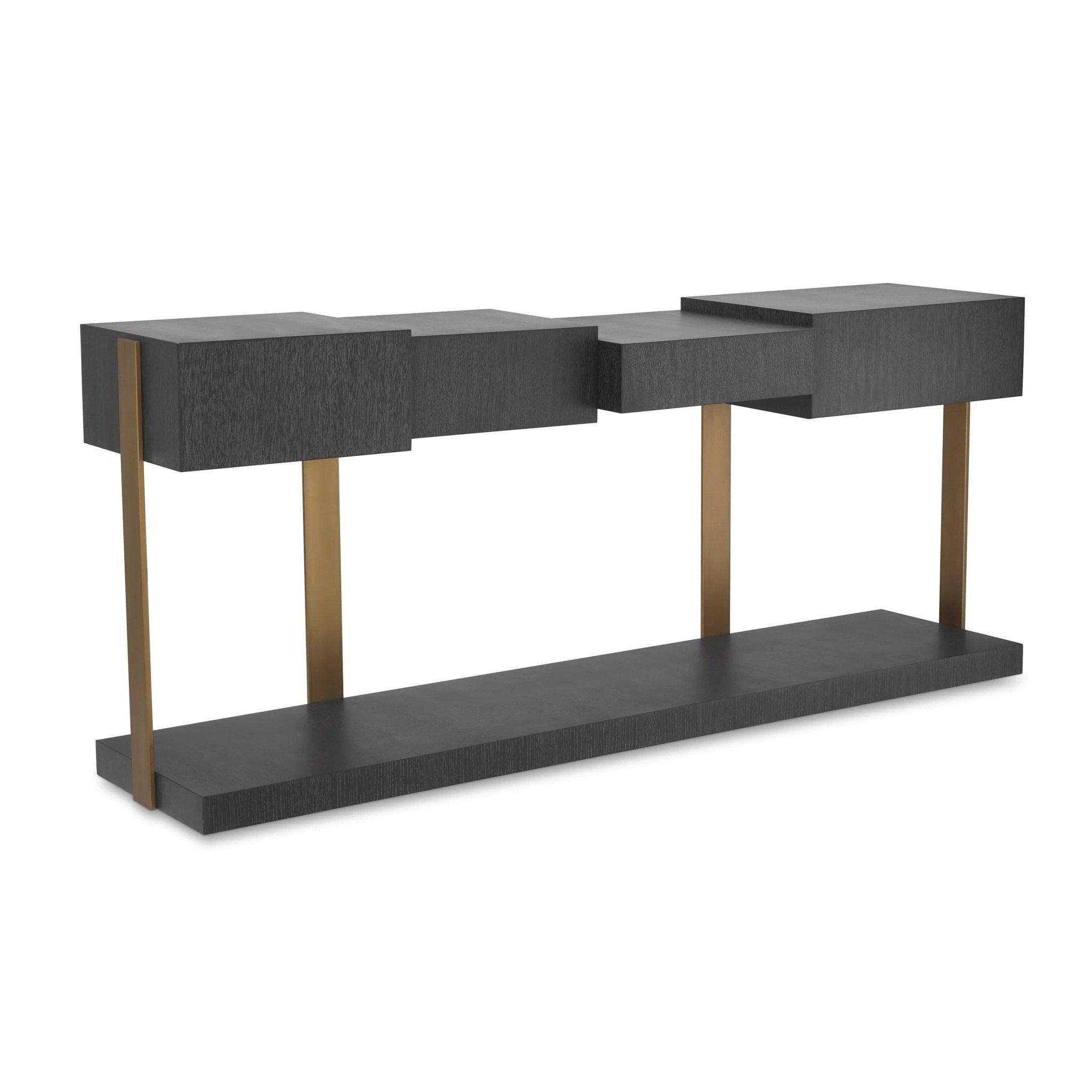 Konsola NERONE czarny fornir dębowy Eichholtz Eye on Design