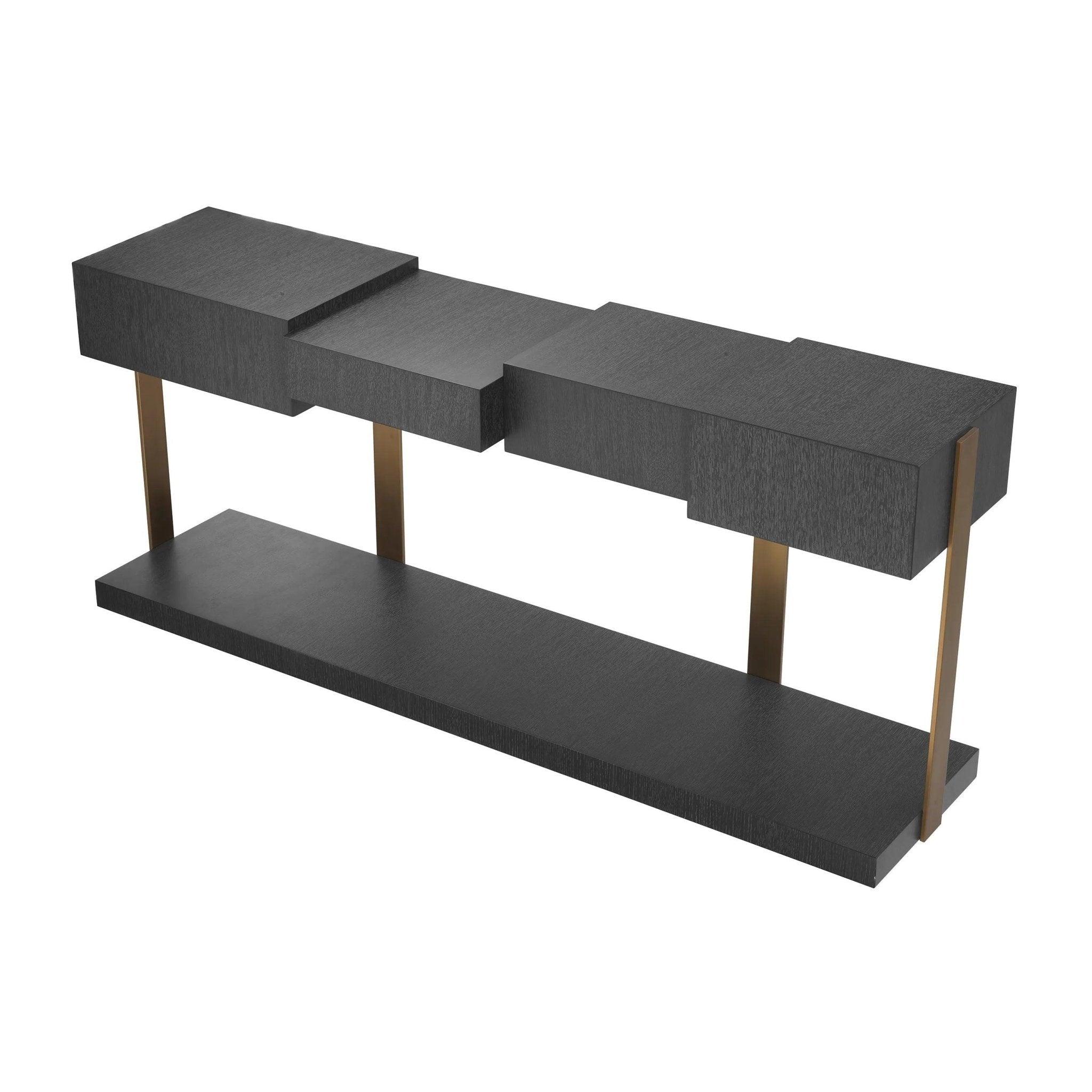 Konsola NERONE czarny fornir dębowy Eichholtz Eye on Design