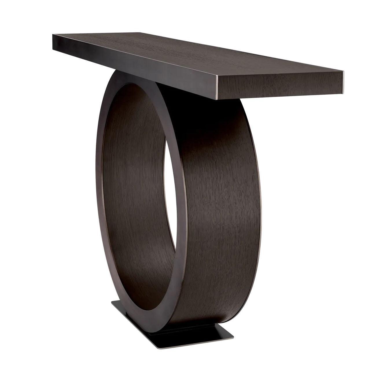 Konsola ODIS czarny fornir dębowy Eichholtz Eye on Design