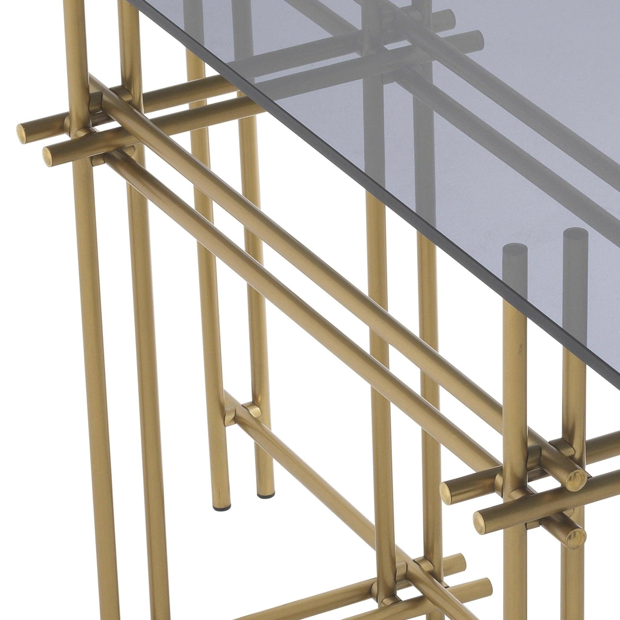 Konsola QUINN szczotkowany mosiądz Eichholtz Eye on Design