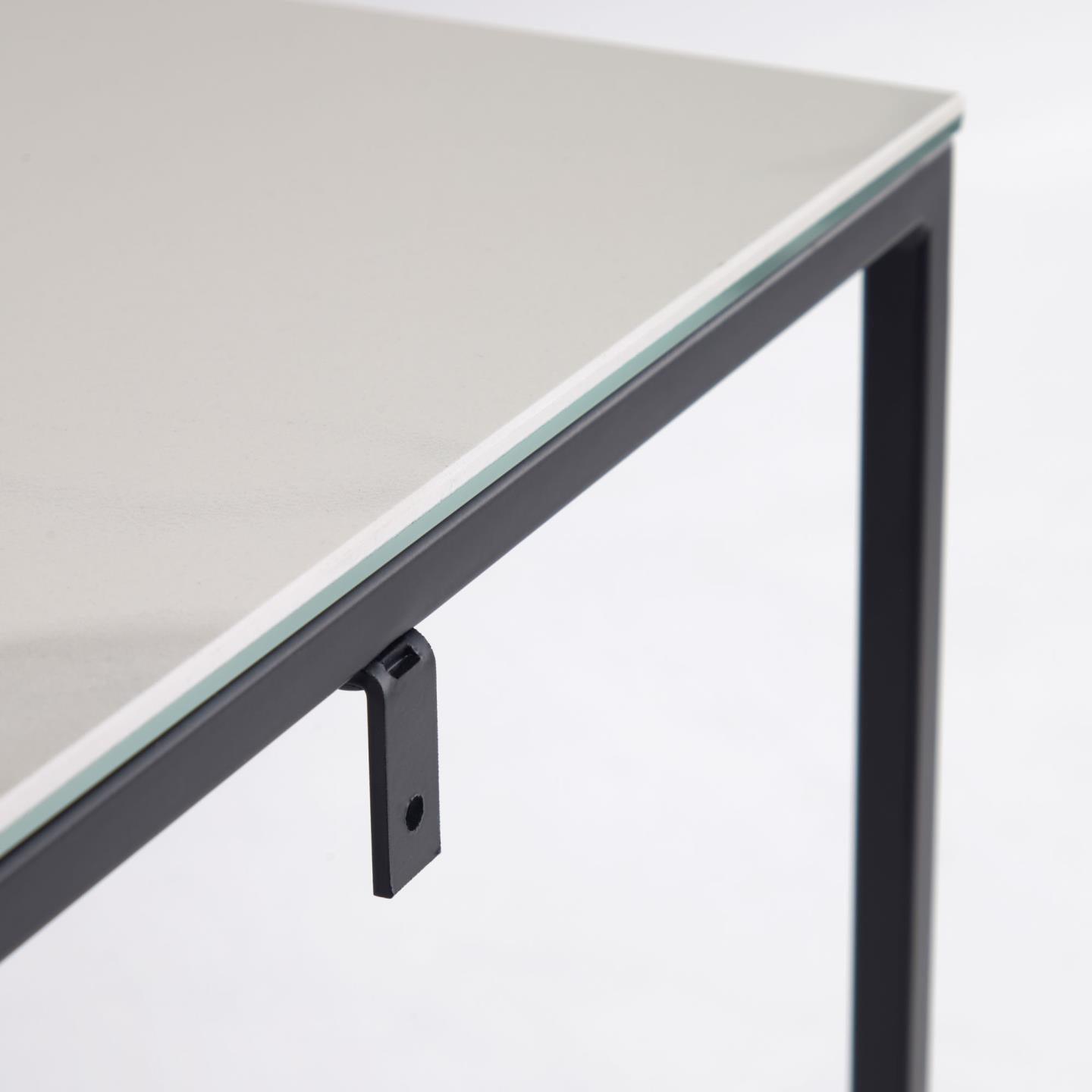 Konsola REWENA biała ceramika La Forma Eye on Design