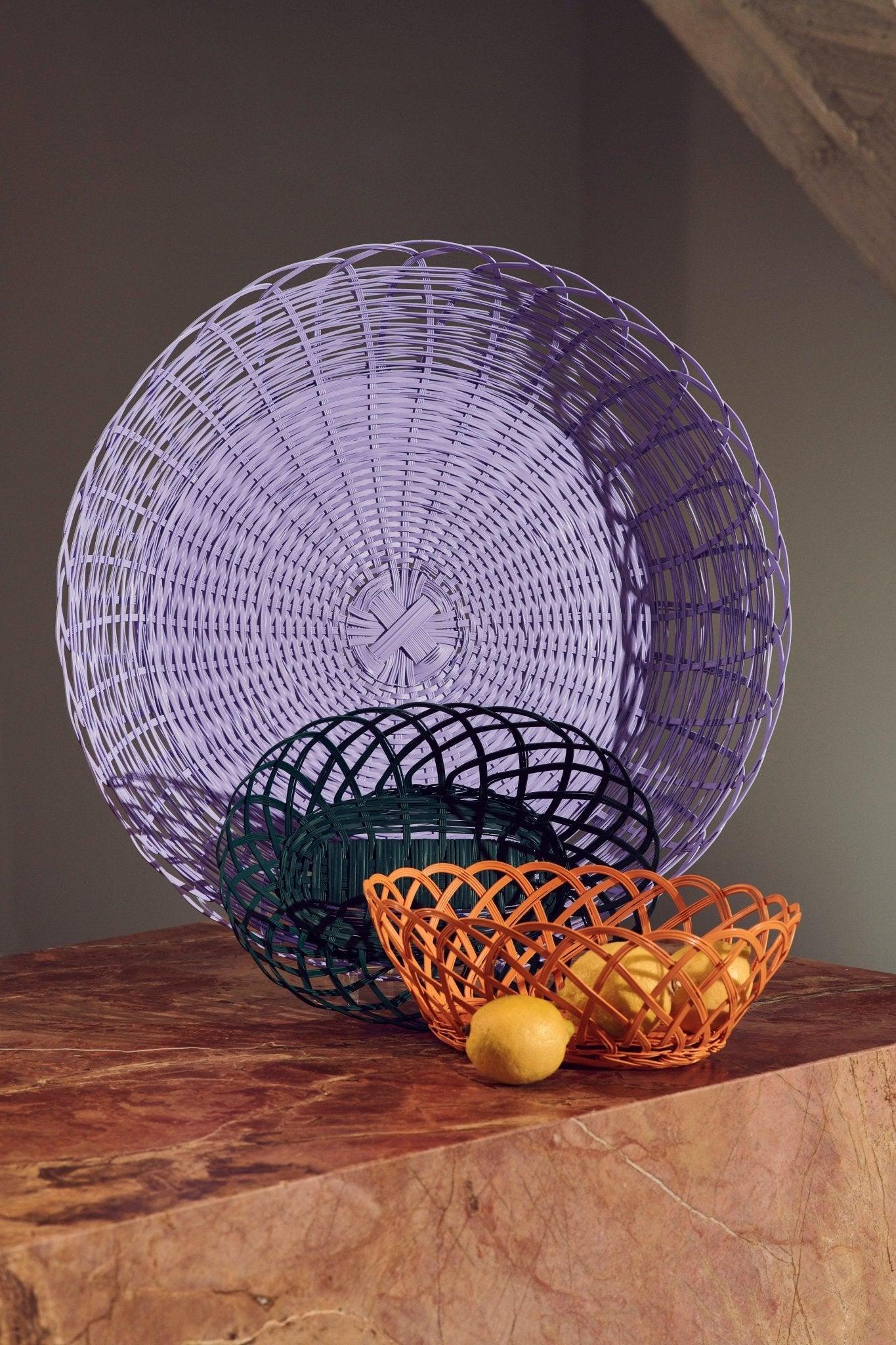 Koszyk BAKKIE OVAL pomarańczowy Pols Potten Eye on Design