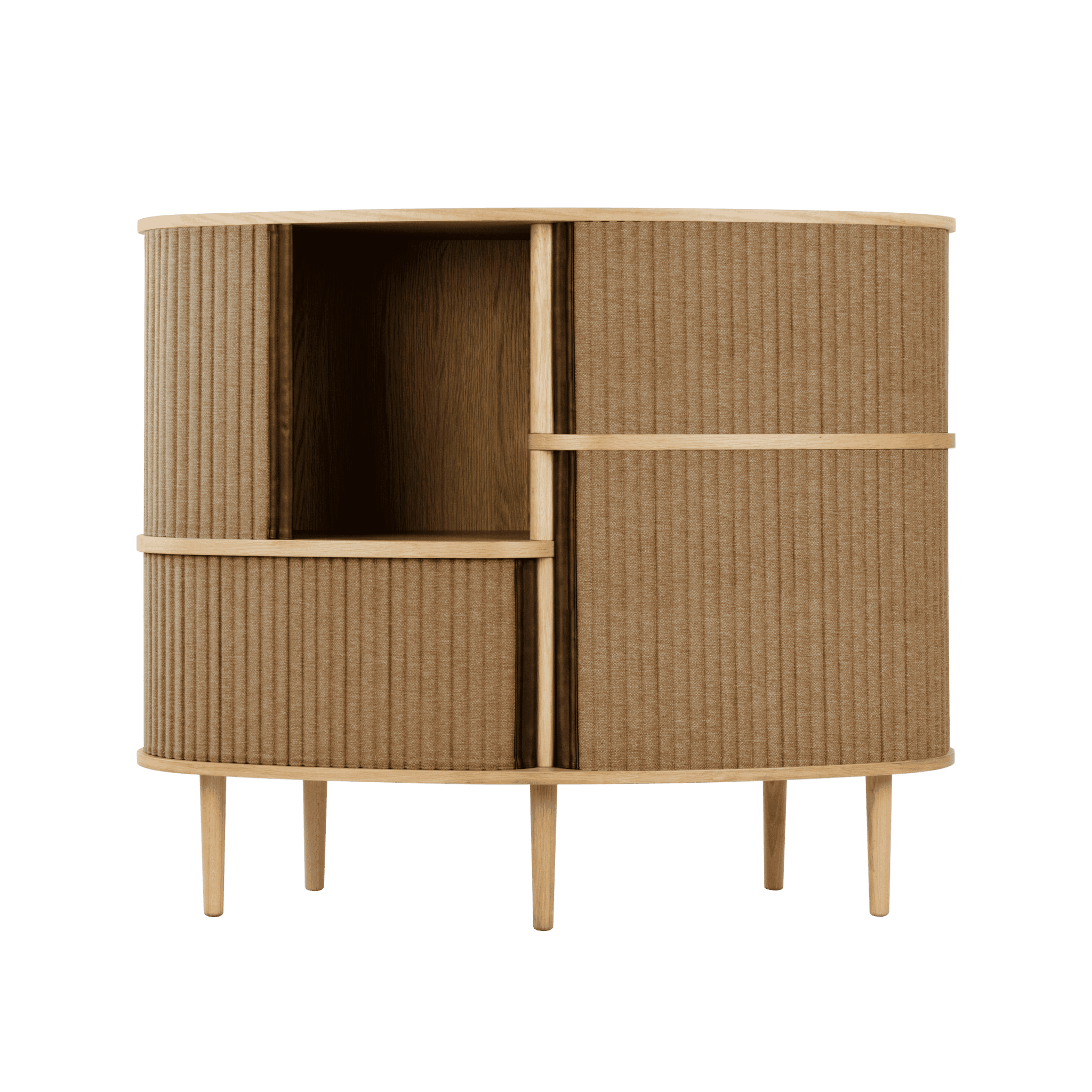 Kredens AUDACIOUS karmelowy z dębem UMAGE Eye on Design