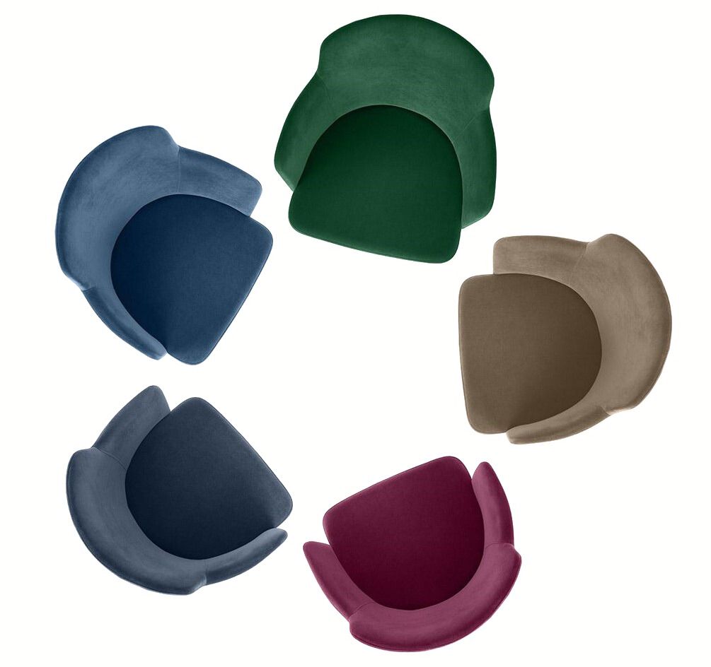 LAGOM fauteuil met armleuningen, gestoffeerd