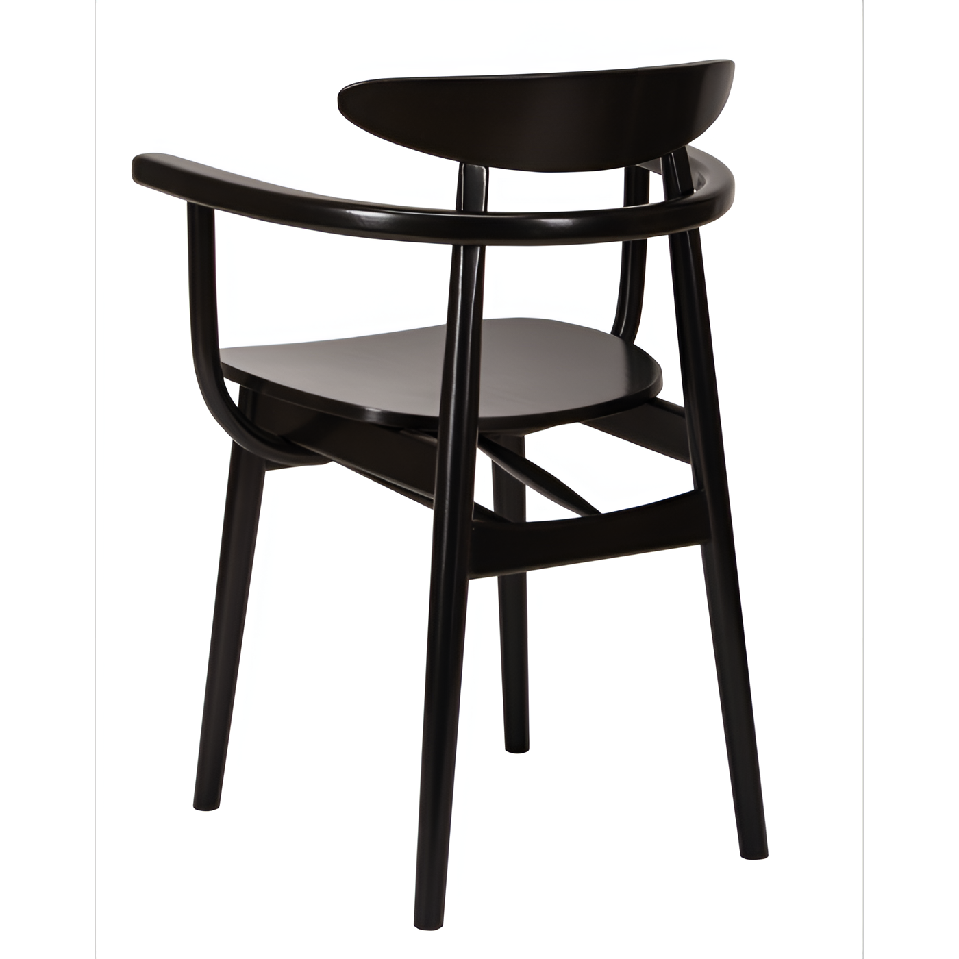 A chair with the YESTERDAY B-4101 Wooden armrests