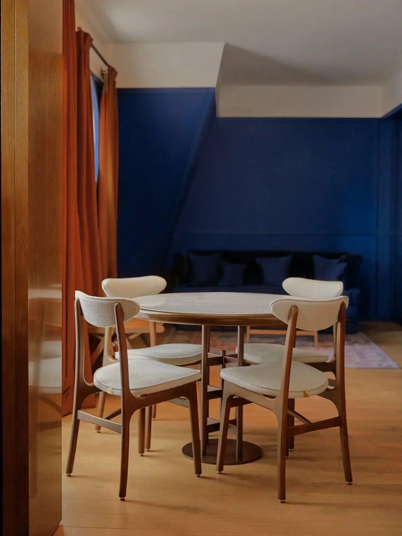 Krzesło 200-190 biały w tkaninie Marble White 366 concept Eye on Design