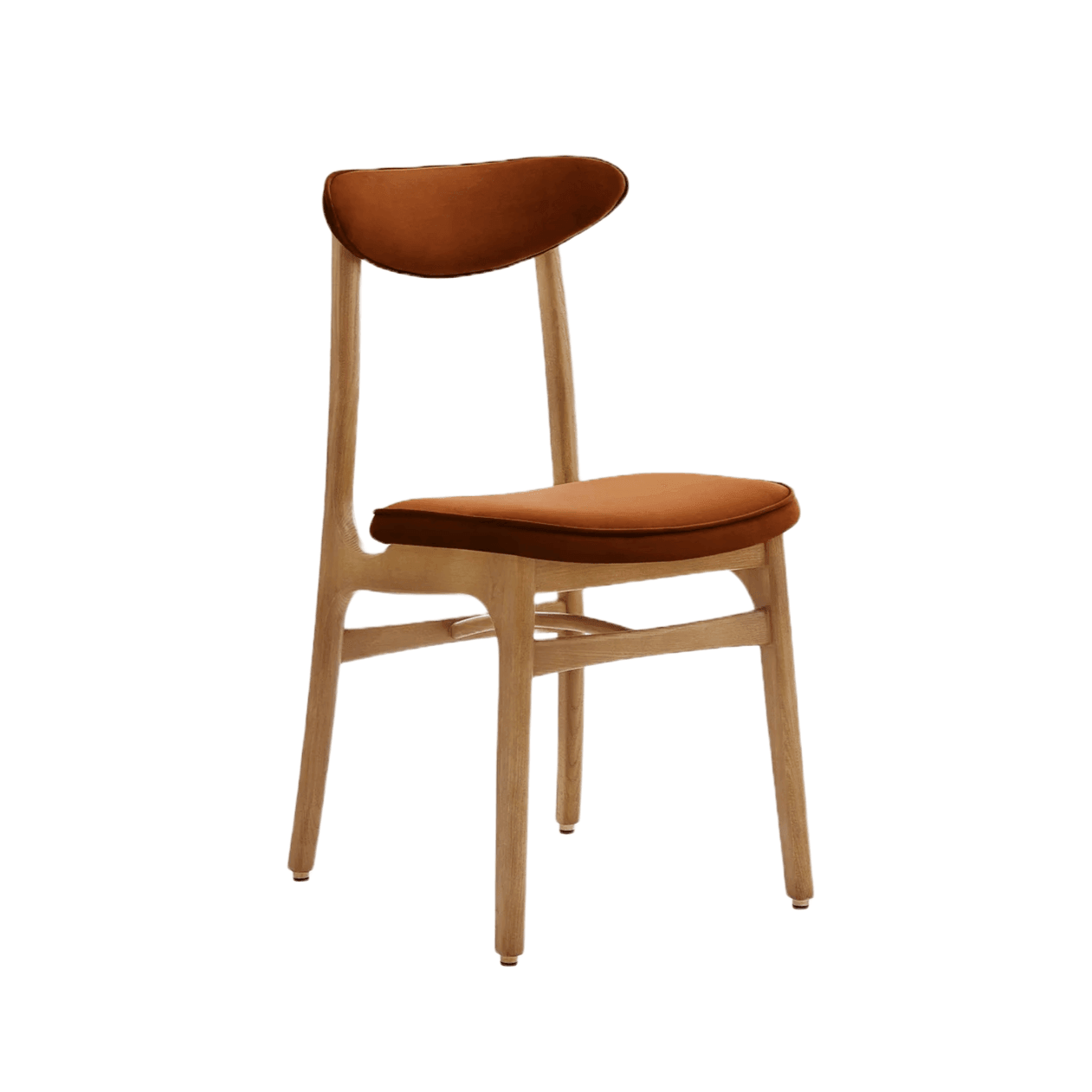 Krzesło 200-190 czerwony w tkaninie Velvet Sierra 366 concept Eye on Design