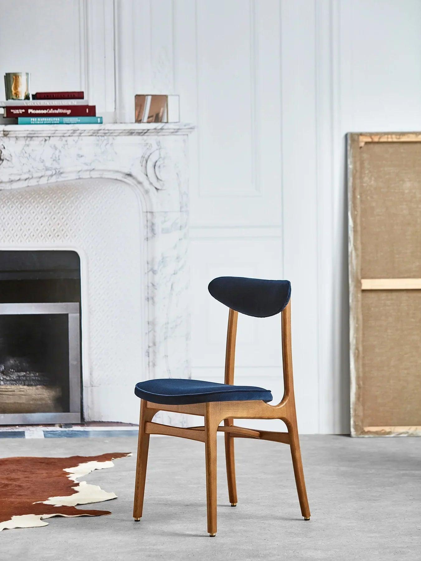 Krzesło 200-190 zielony w tkaninie Velvet Bottle Green 366 concept Eye on Design