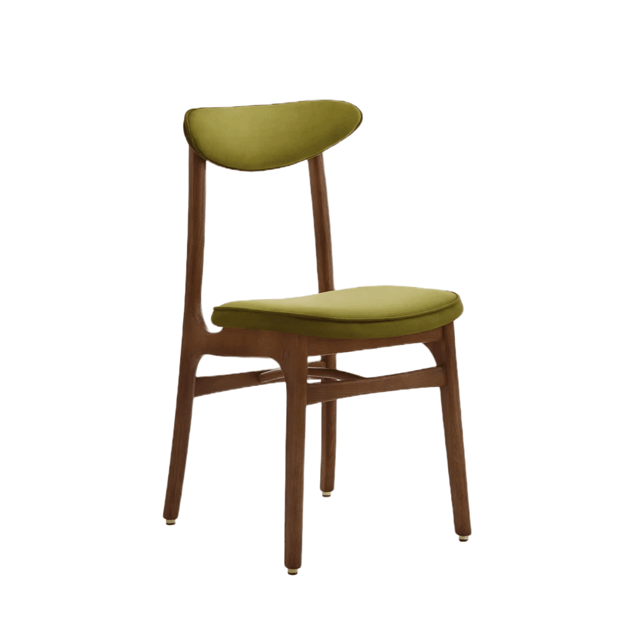 Krzesło 200-190 zielony w tkaninie Velvet Olive 366 concept Eye on Design