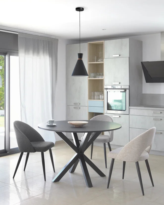 MAEL Chair Dark Gray Chenille