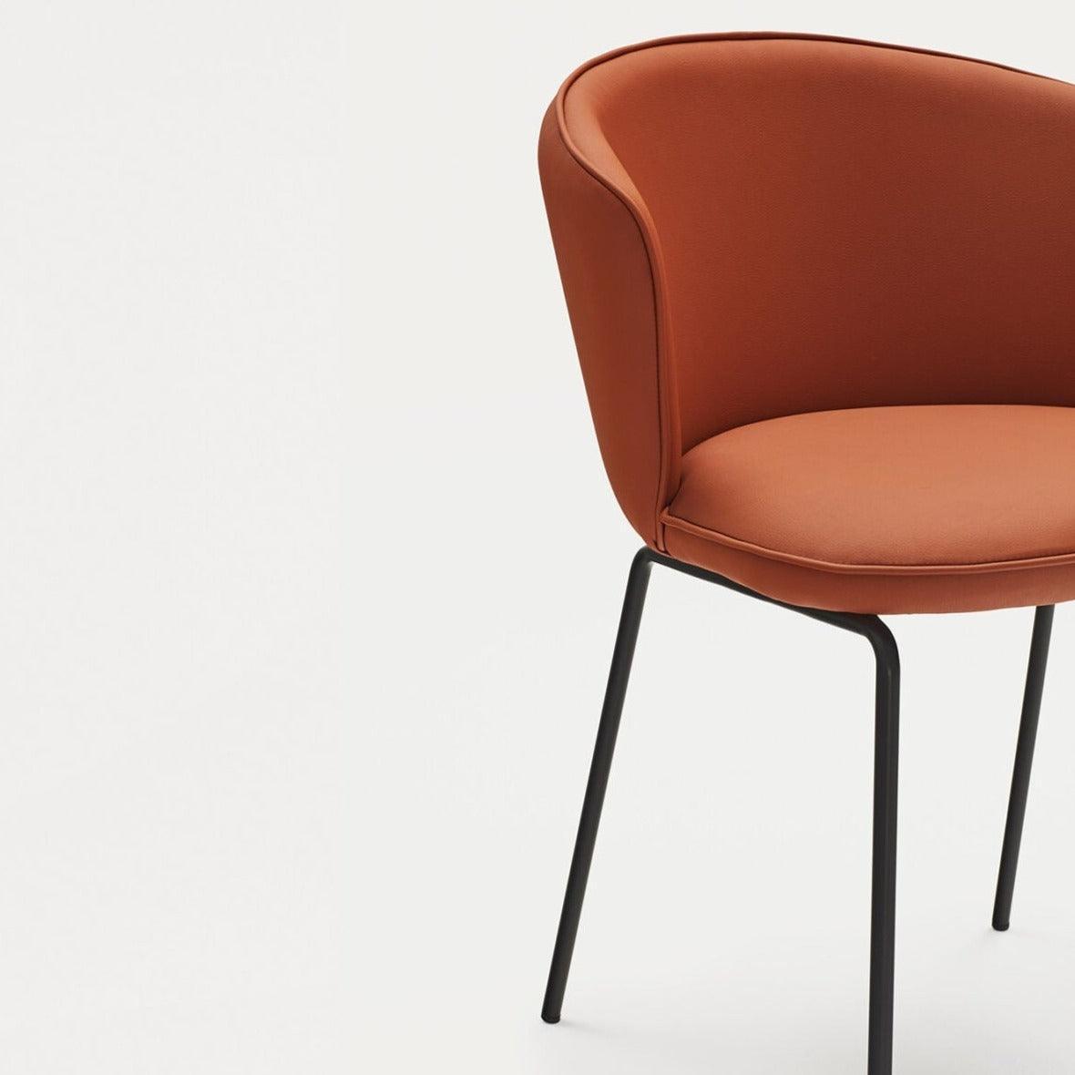 Krzesło ADD ekoskóra terakota – Teulat
