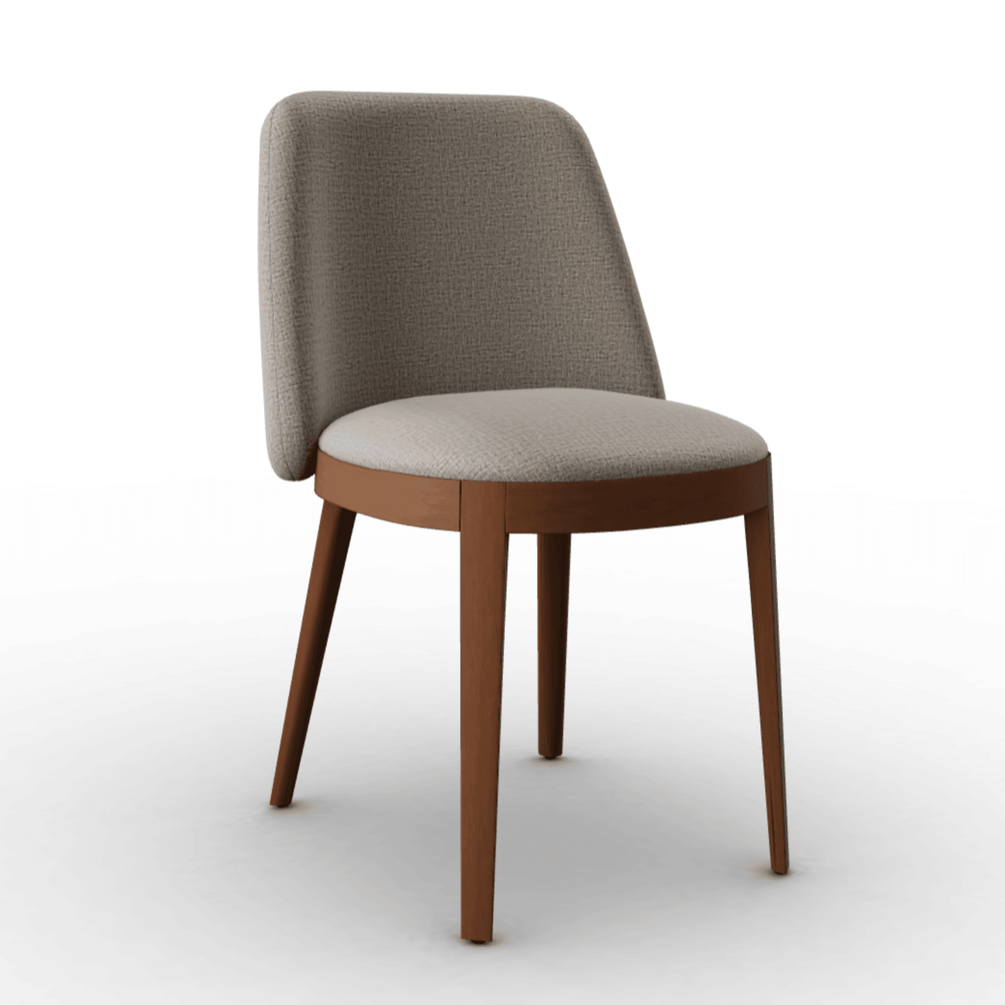 Krzesło ADÈL melanż piaskowy Calligaris orzech włoski Eye on Design