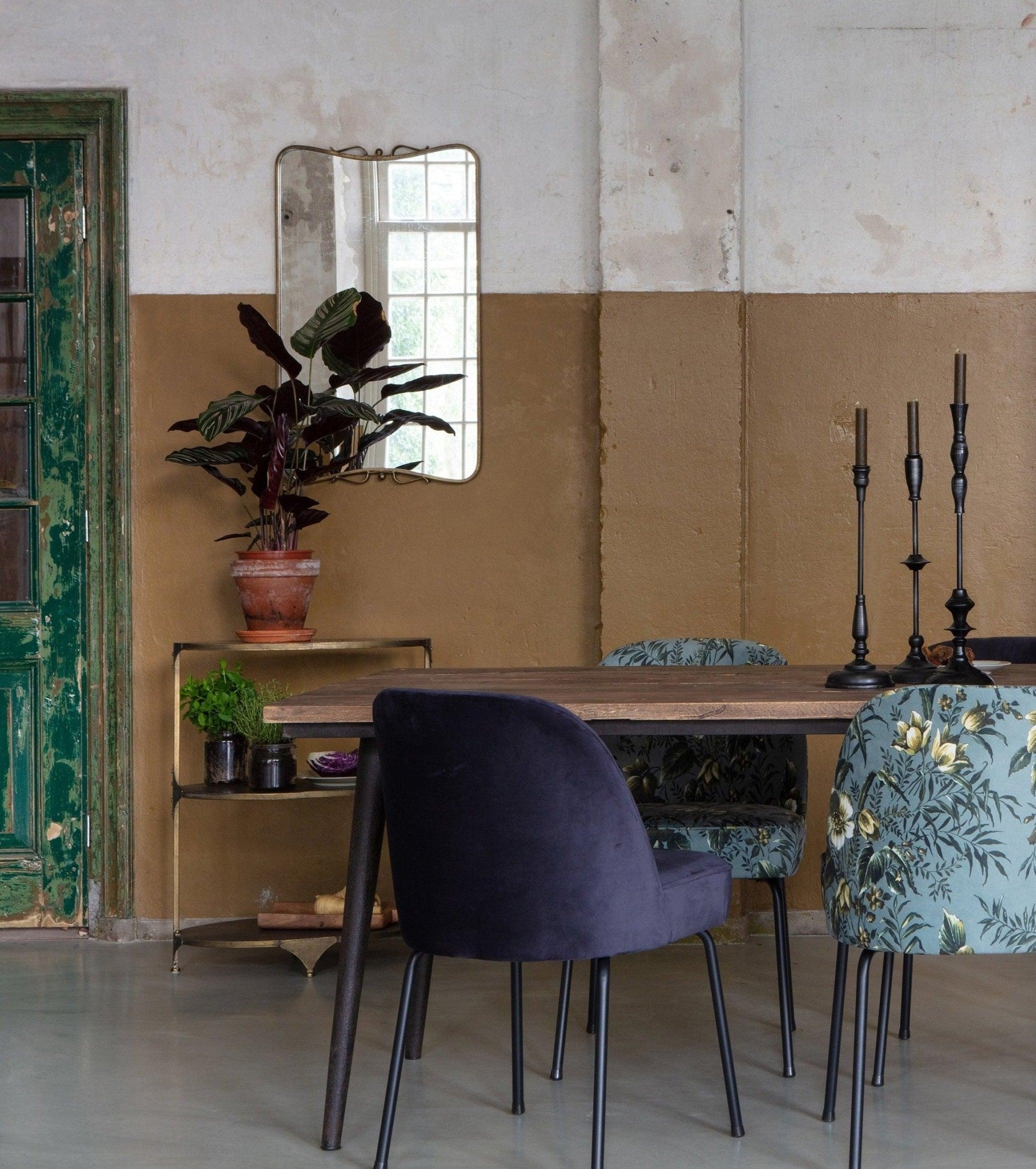 Krzesło aksamitne VOGUE POPPY musztardowy Be Pure Eye on Design