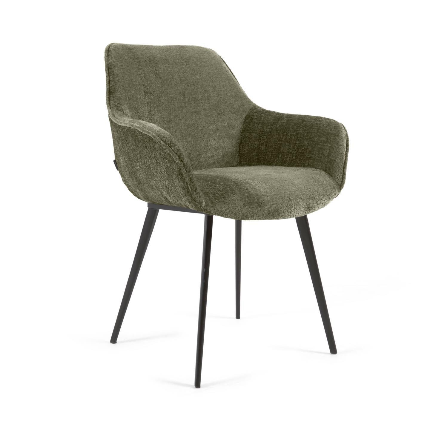 Krzesło AMIRA ciemnozielony szenil La Forma Eye on Design