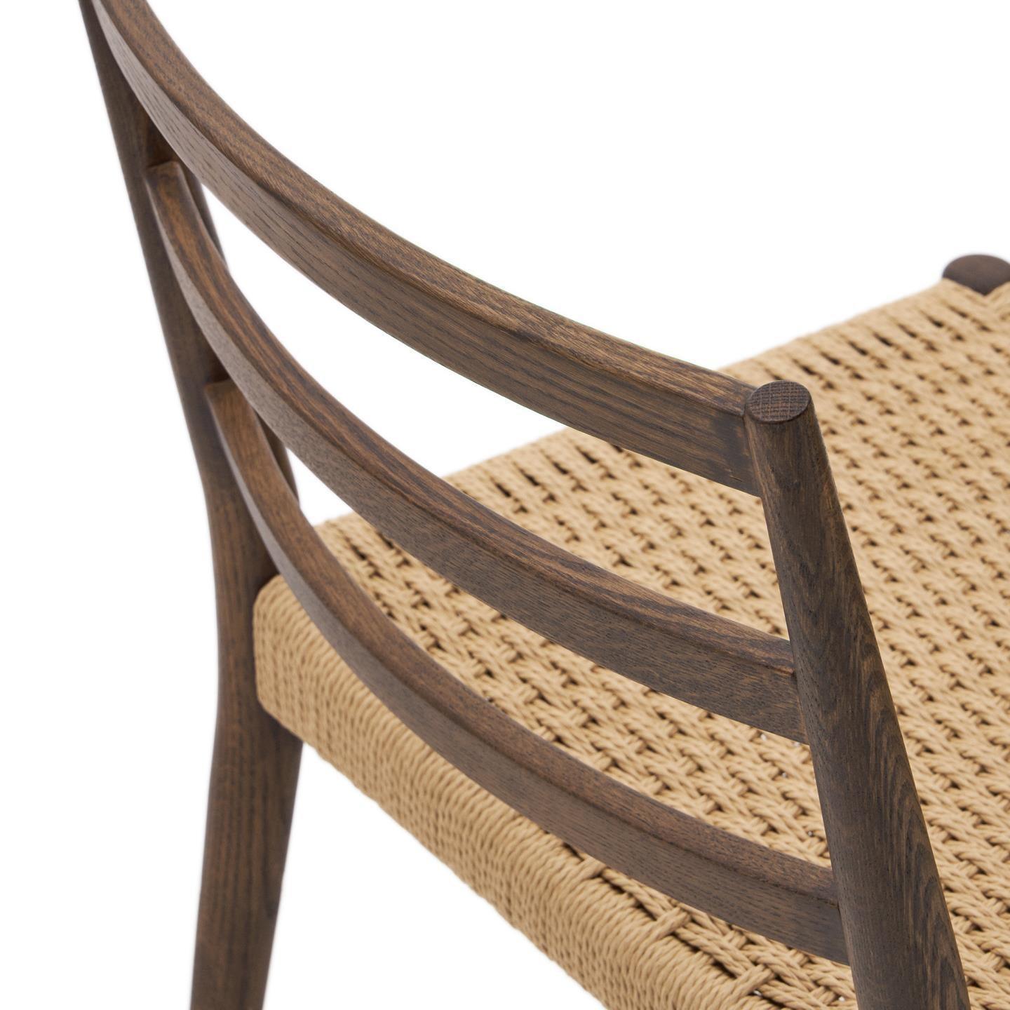 Krzesło ANALY orzechowe drewno dębowe La Forma Eye on Design