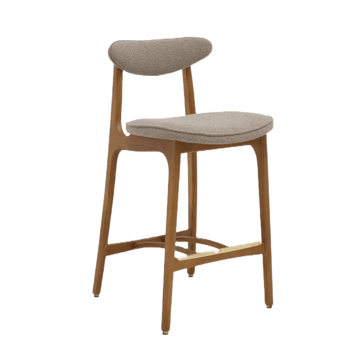 Krzesło barowe 200-190 beżowy w tkaninie Boucle Beige 366 concept Eye on Design