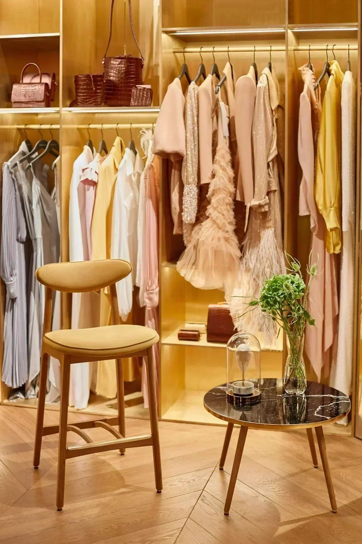 Krzesło barowe 200-190 beżowy w tkaninie Coco Beige 366 concept Eye on Design