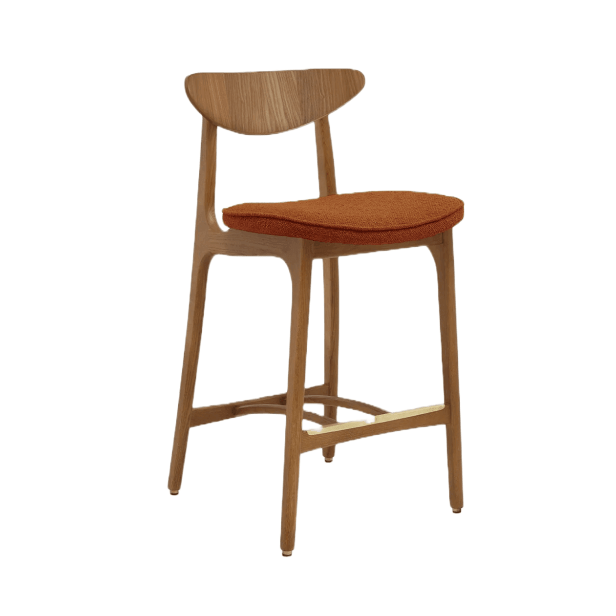 Krzesło barowe 200-190 MIX czerwony w tkaninie Boucle Sierra 366 concept Eye on Design