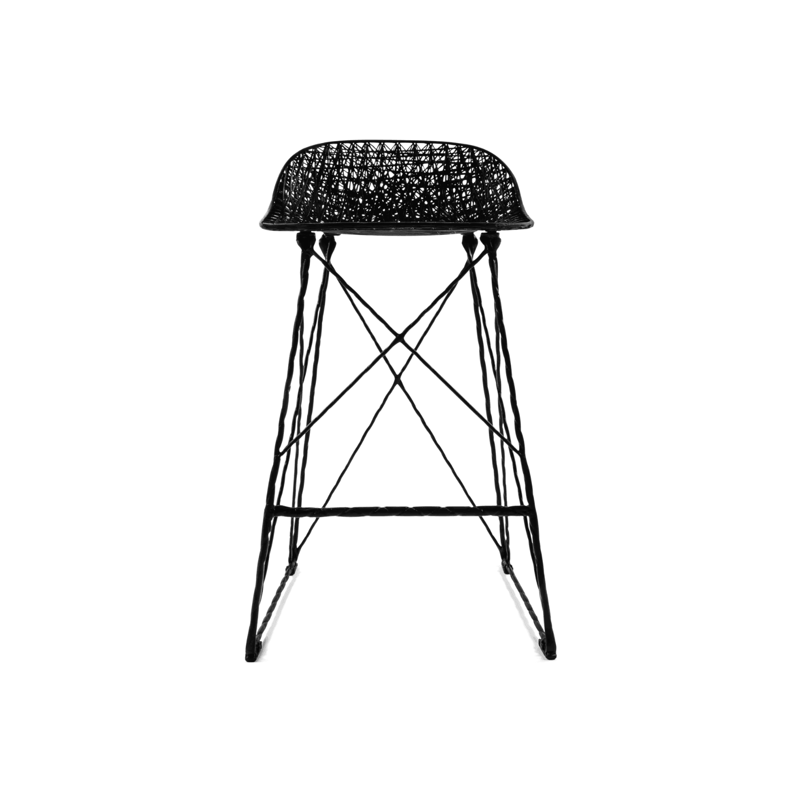 Krzesło barowe CARBON czarny Moooi Eye on Design