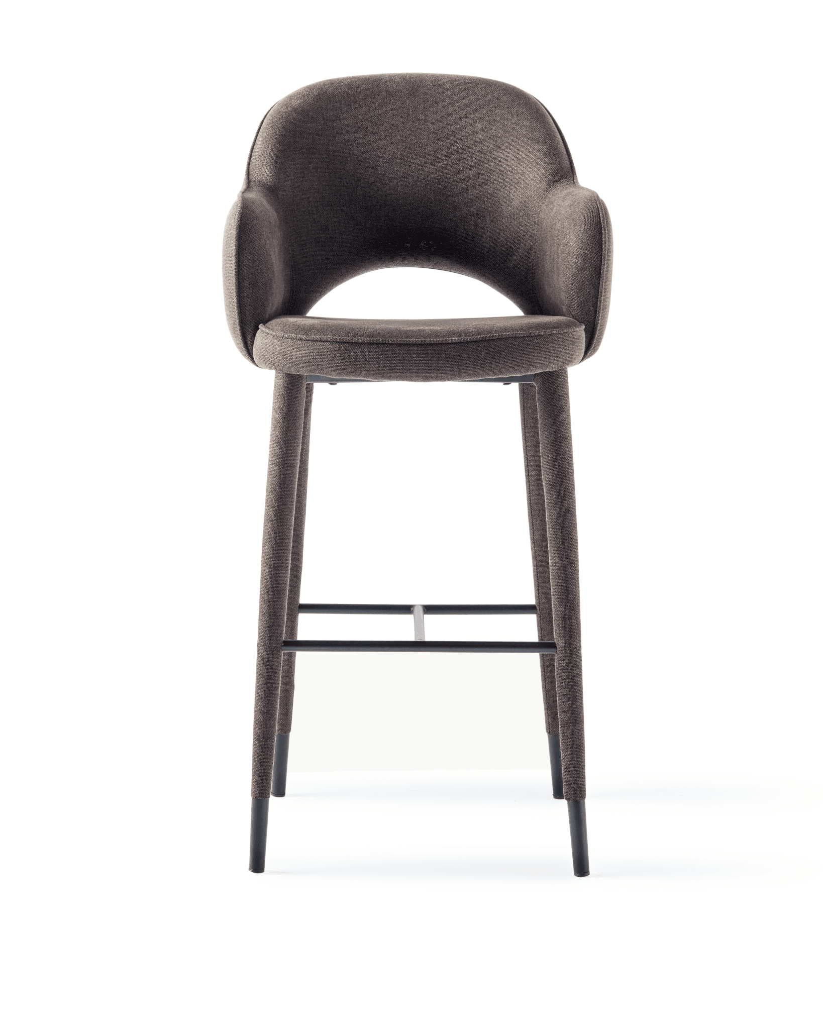 Krzesło barowe COSY ciemnoszary Pols Potten Eye on Design