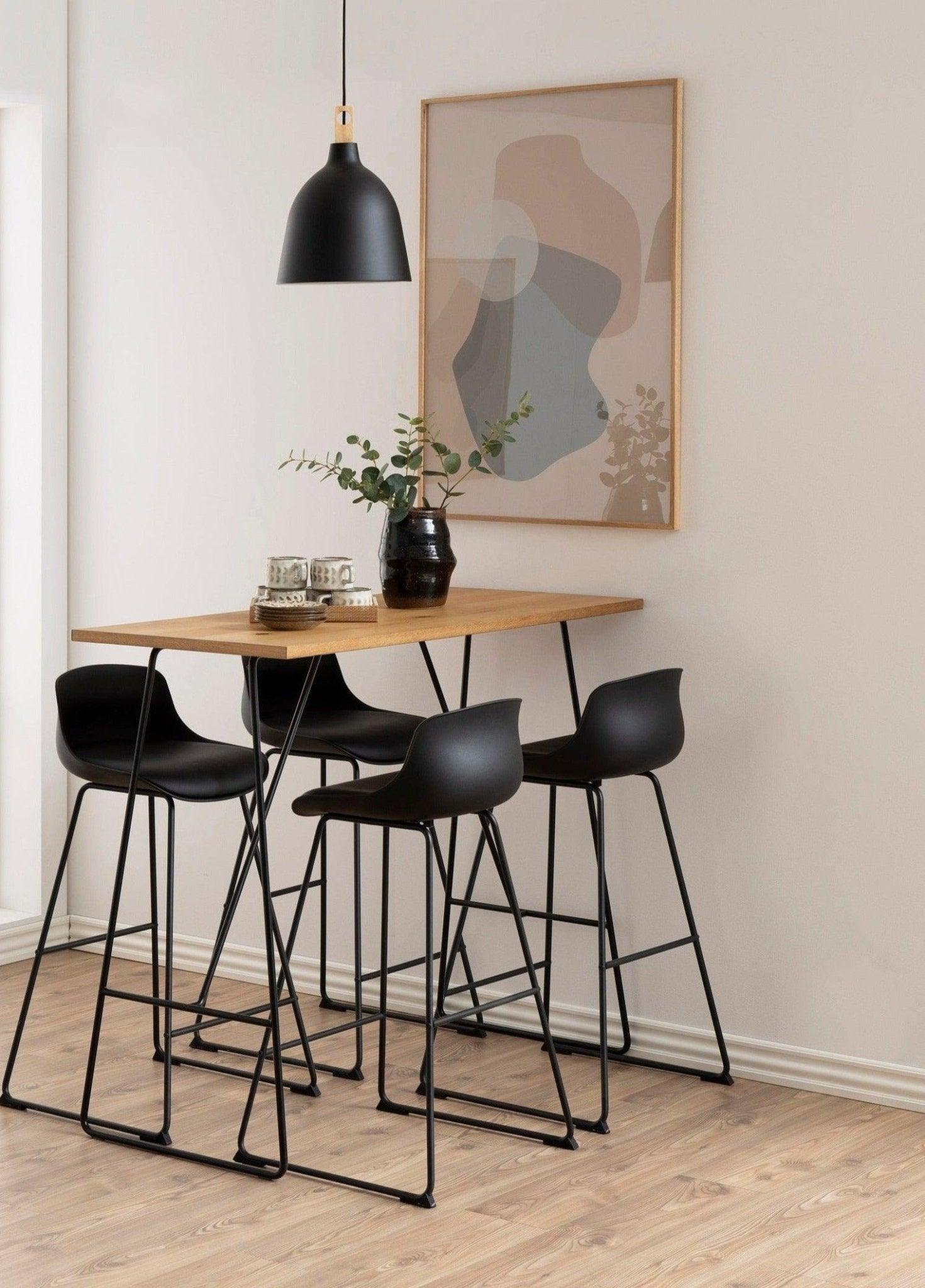 Krzesło barowe ELLI czarny Actona Eye on Design