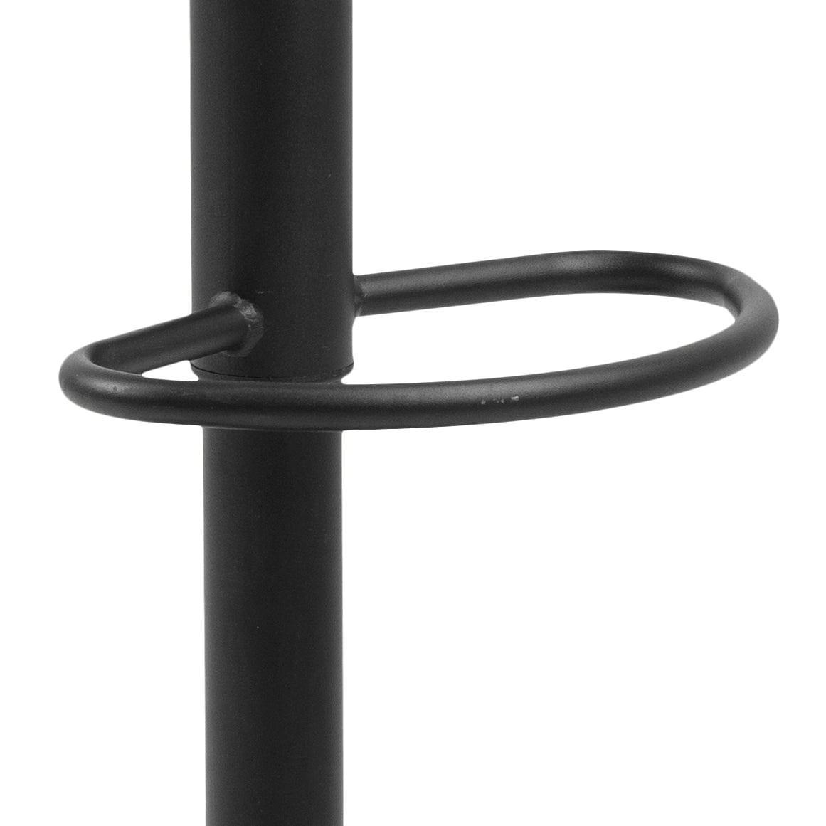 Krzesło barowe FRIDA czarny z ciemnoszarym wykończeniem Home Essentials Eye on Design