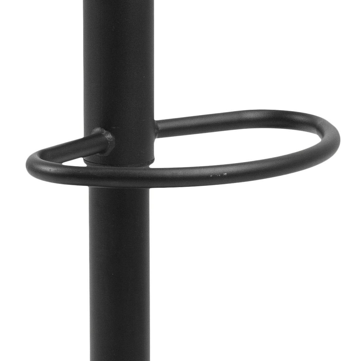 Krzesło barowe FRIDA czarny z zielonym wykończeniem Home Essentials Eye on Design