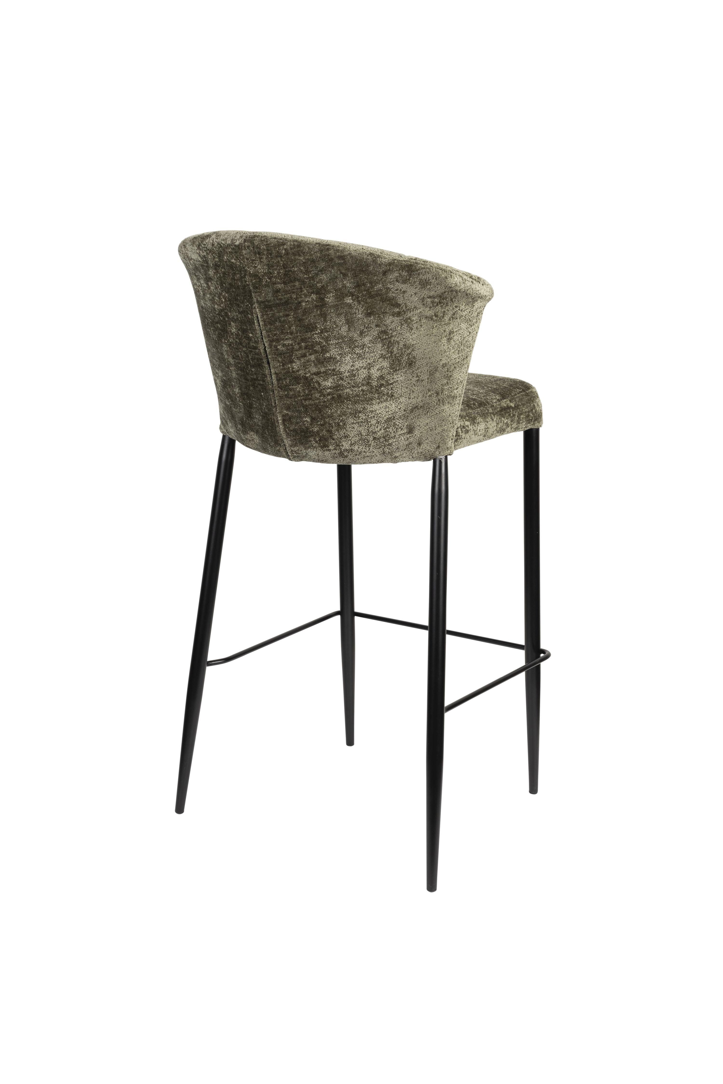 Georgia Stool Counter Green Dutchbone Eye on Design